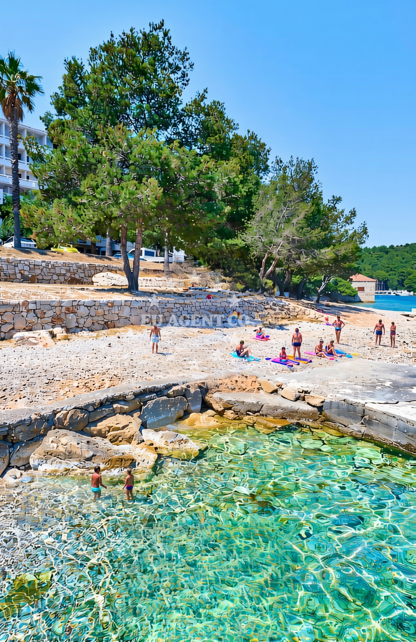Additional view of Issa, Vis (Vis) Beach in Issa