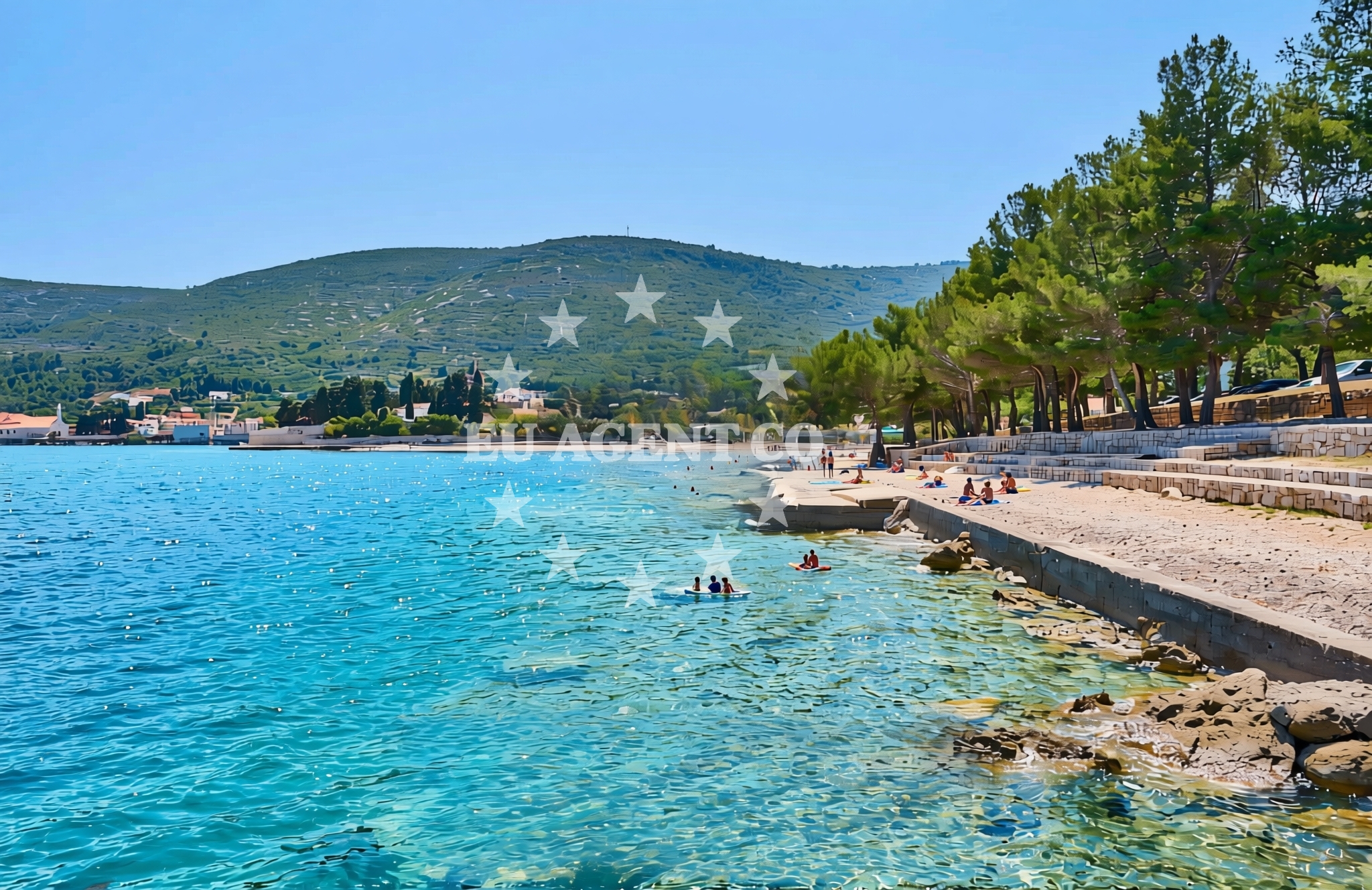 Additional view of Issa, Vis (Vis) Beach in Issa