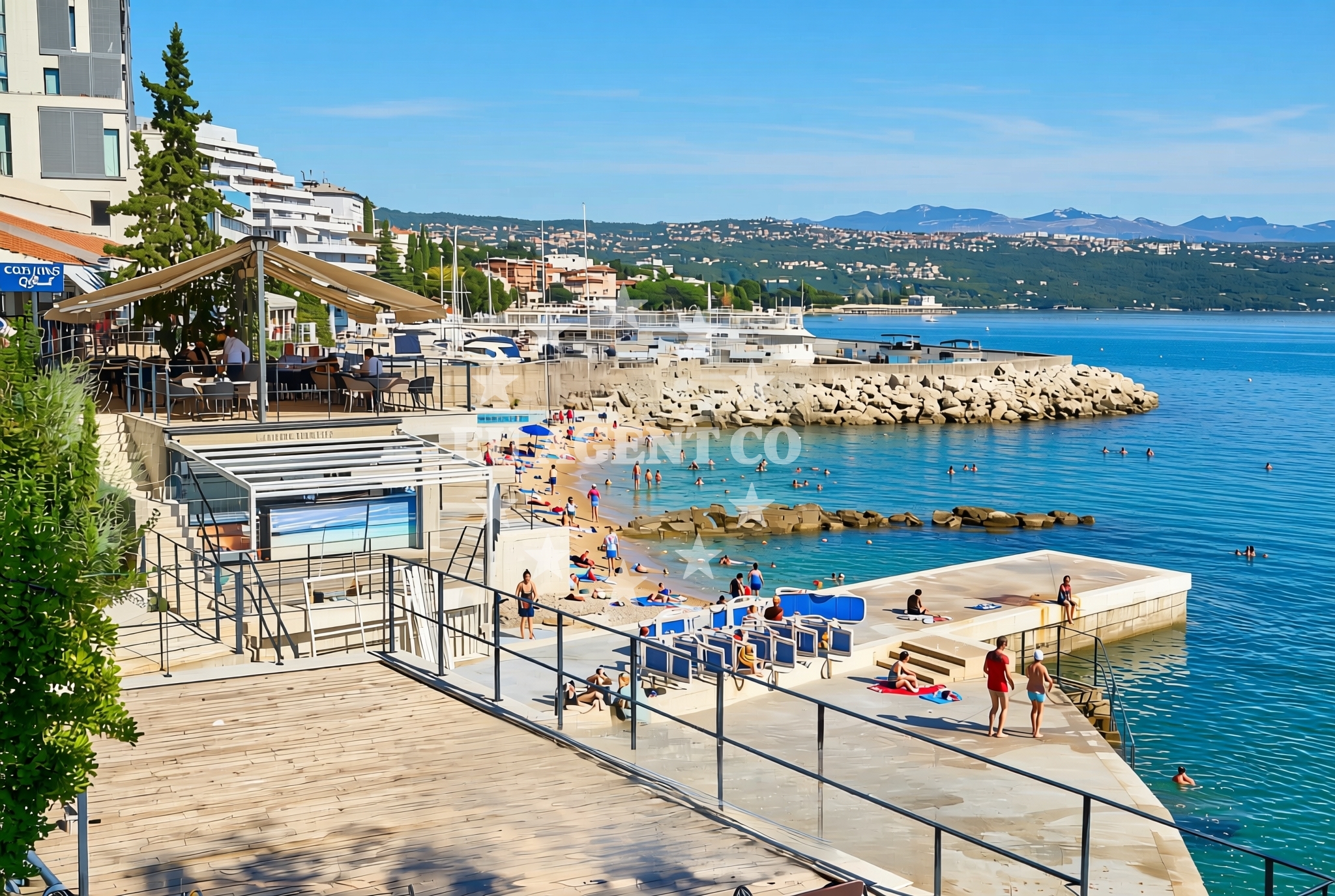Additional view of Istra beach