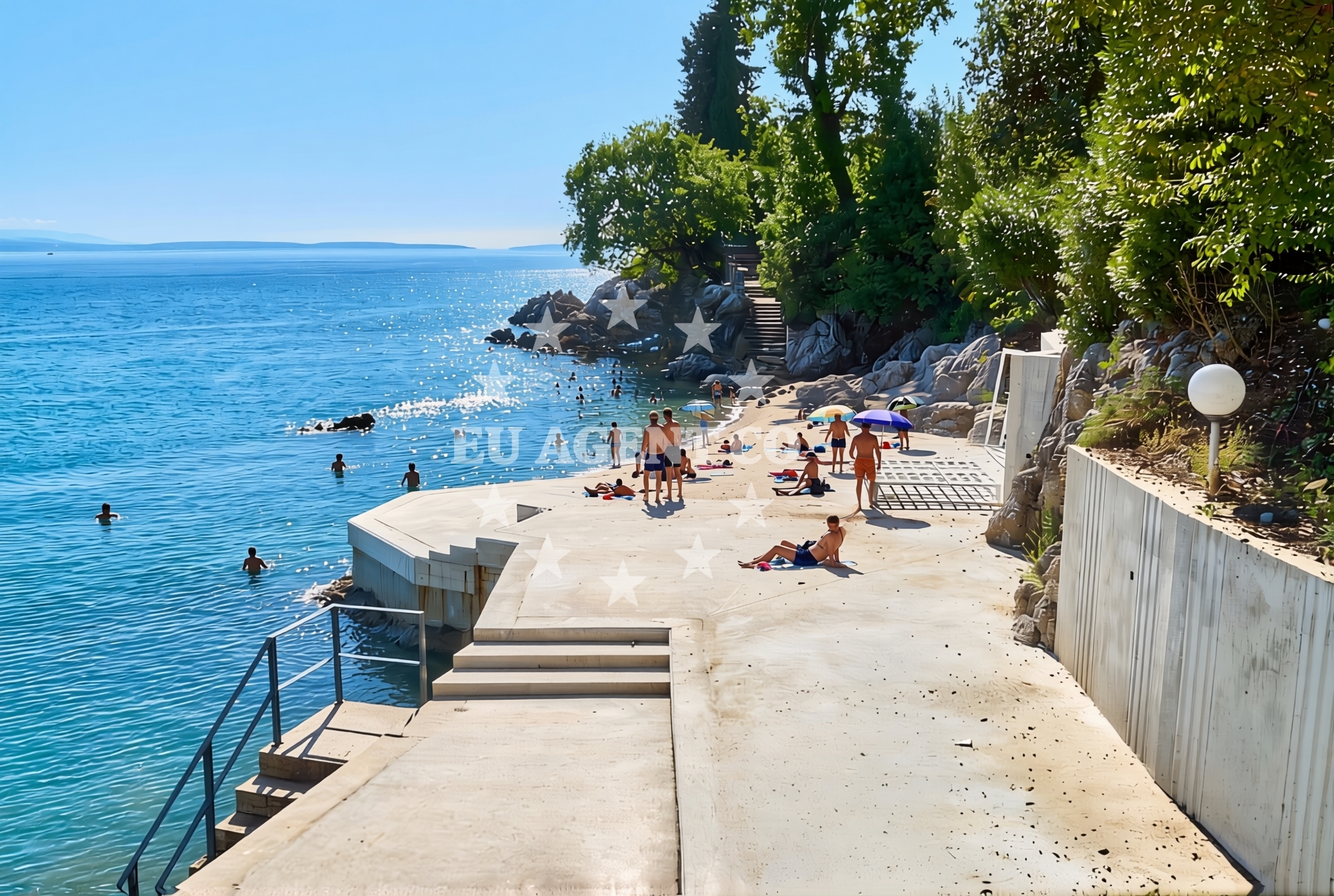 Additional view of Istra beach