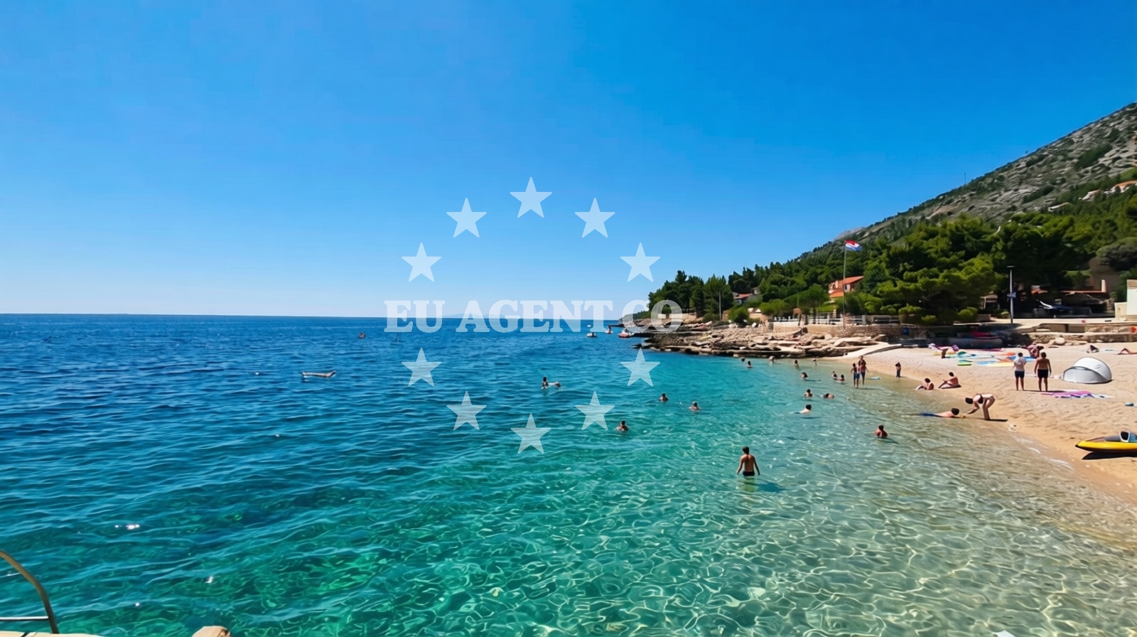 Additional view of Ivan Dolac beach in Ivan Dolac 111, Ivan Dolac