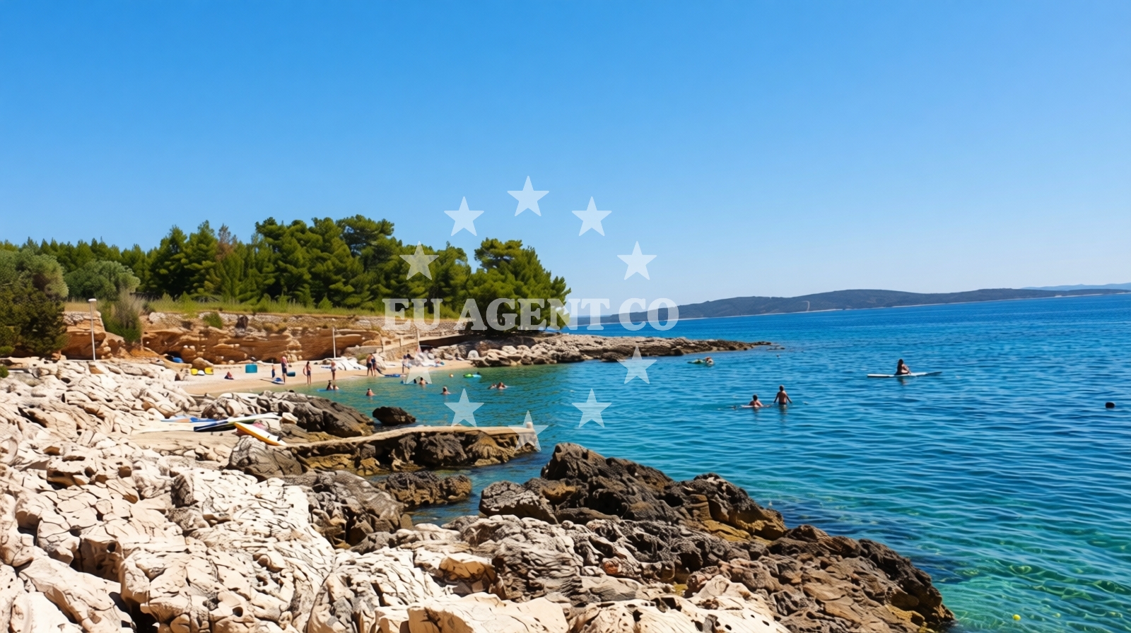 Additional view of Ivan Dolac beach in Ivan Dolac 111, Ivan Dolac