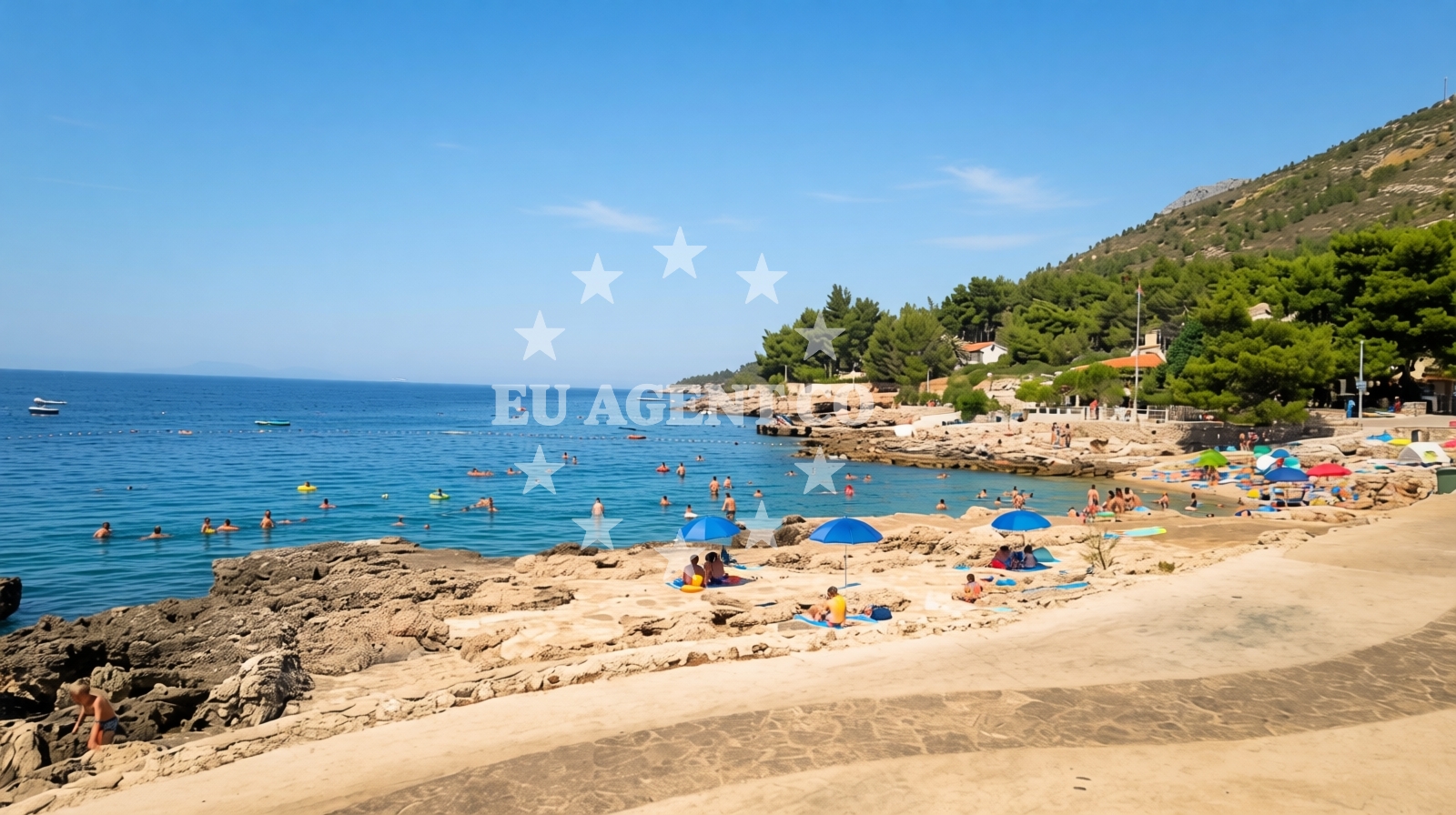 Additional view of Ivan Dolac beach in Ivan Dolac 111, Ivan Dolac