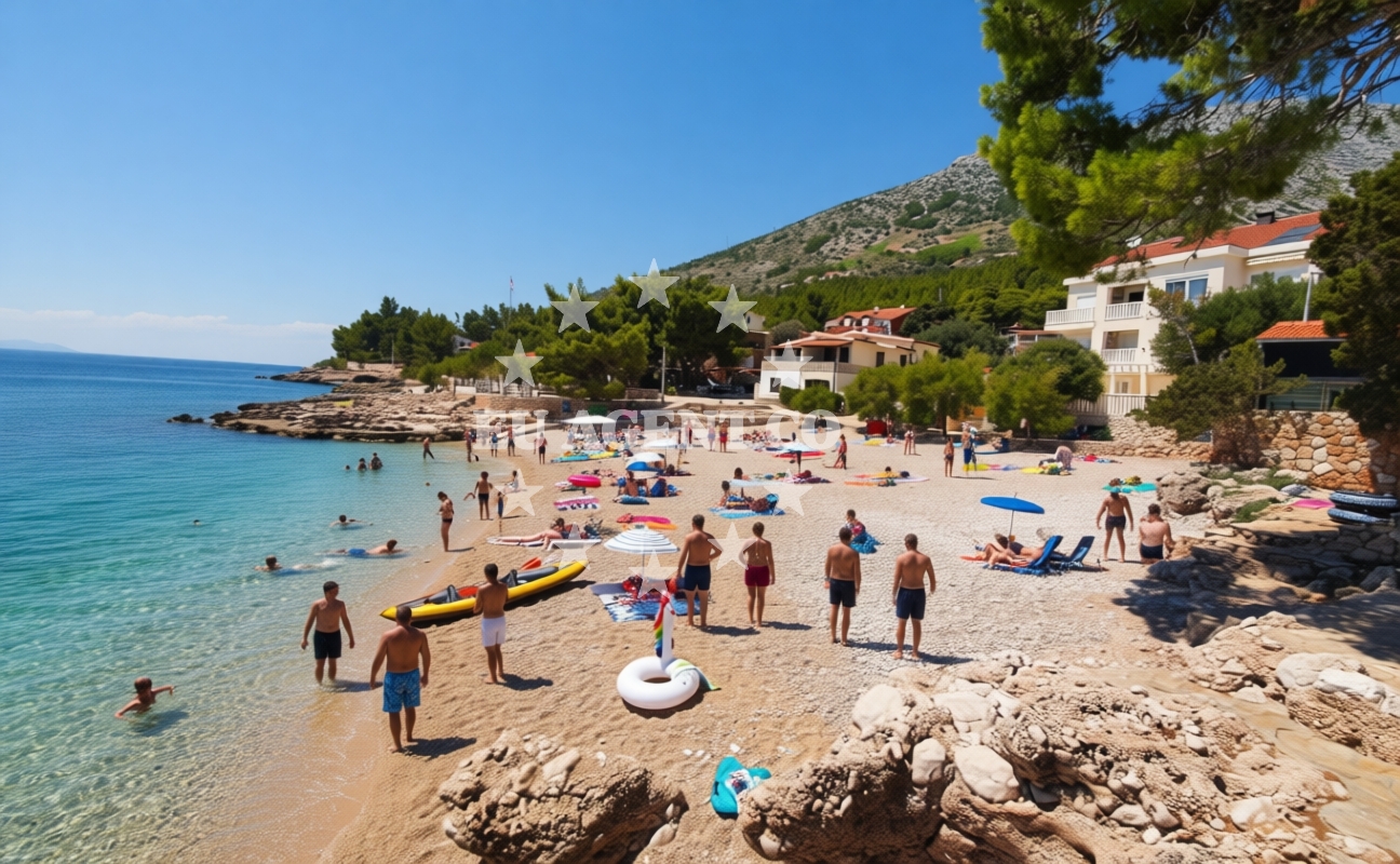 Additional view of Ivan Dolac beach in Ivan Dolac 111, Ivan Dolac