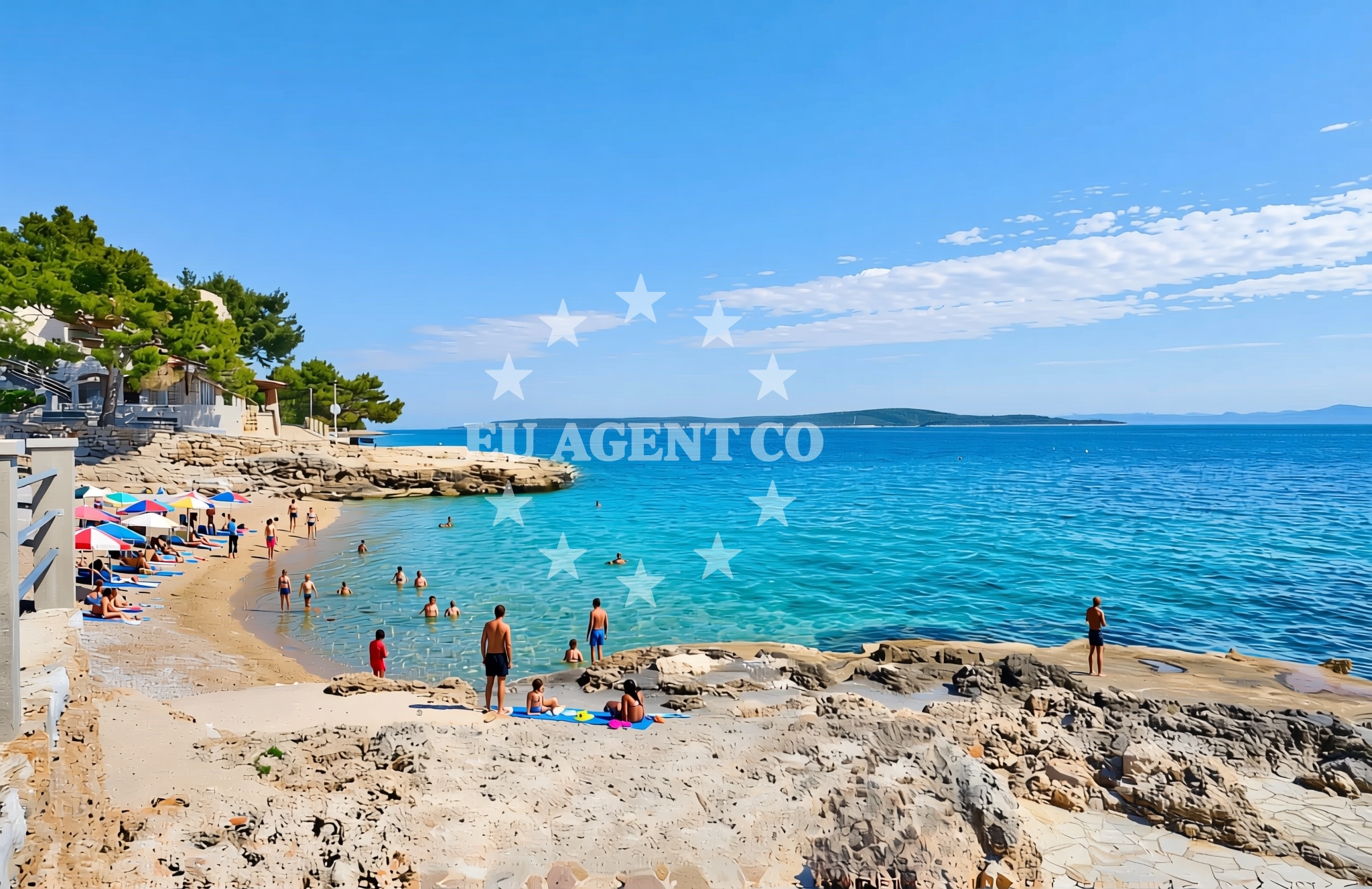 Additional view of Ivan Dolac beach in Ivan Dolac 111, Ivan Dolac
