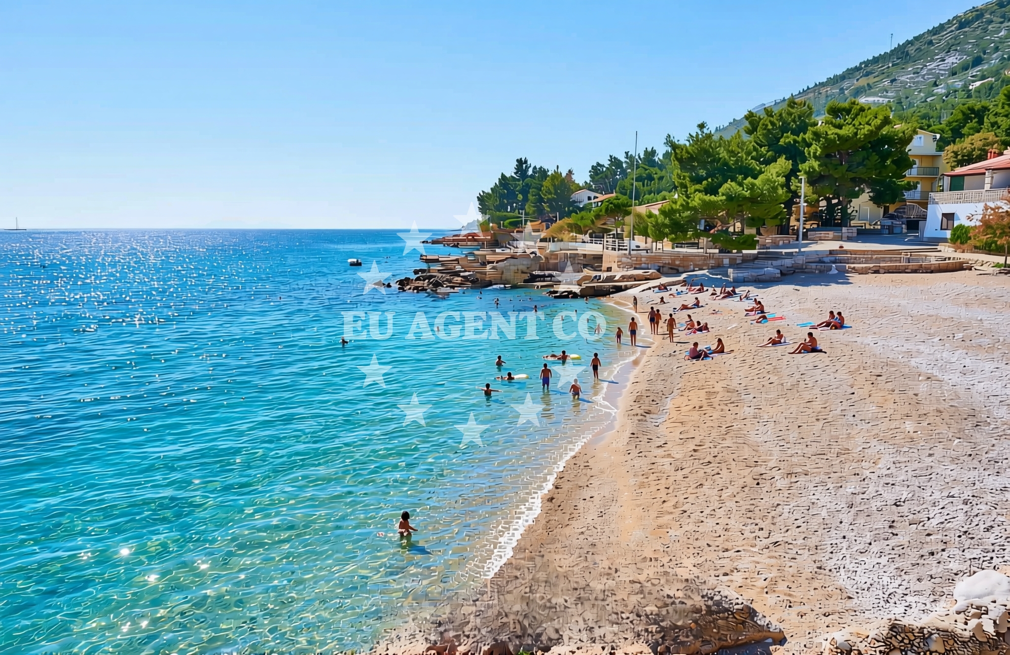 Additional view of Ivan Dolac beach in Ivan Dolac 111, Ivan Dolac