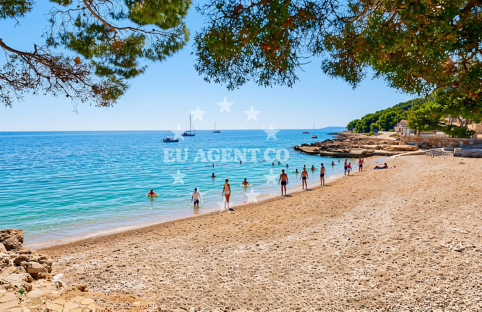 Additional view of Ivan Dolac beach in Ivan Dolac 111, Ivan Dolac