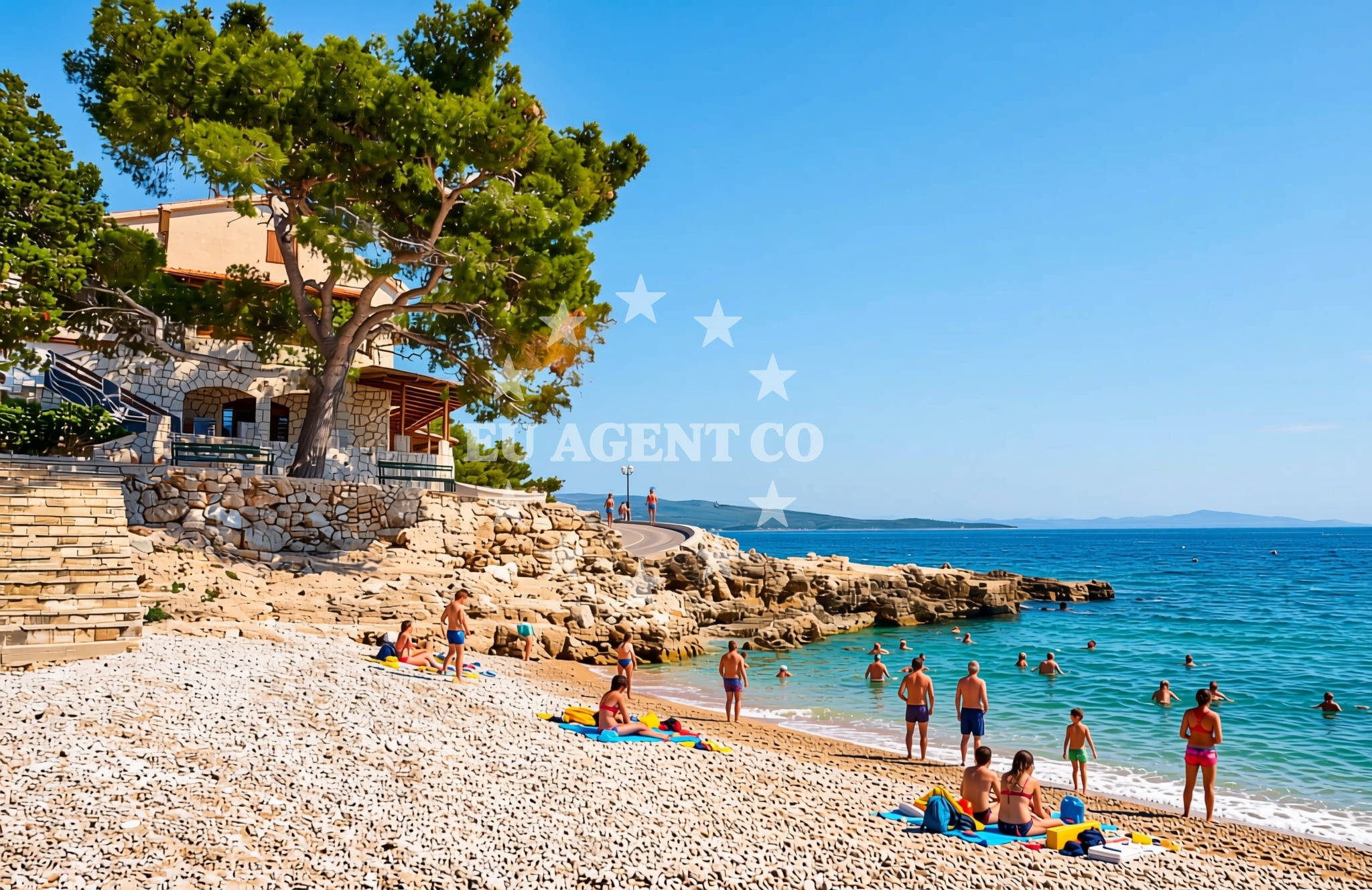 Additional view of Ivan Dolac beach in Ivan Dolac 111, Ivan Dolac