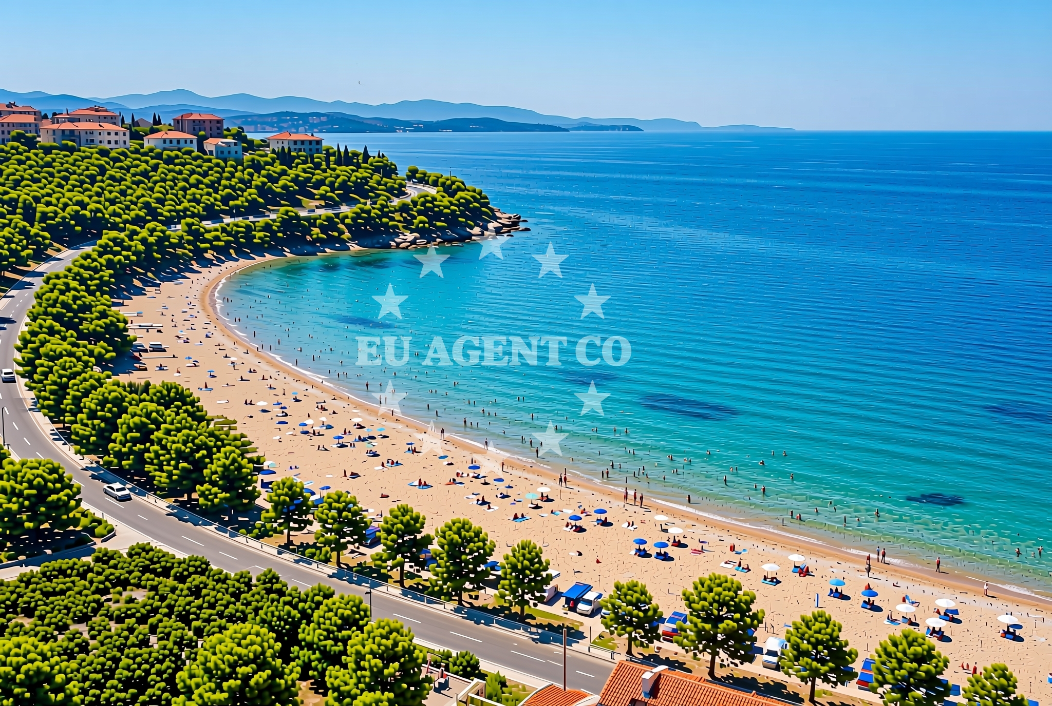 Additional view of Ivan Dolac beach in Ivan Dolac 111, Ivan Dolac