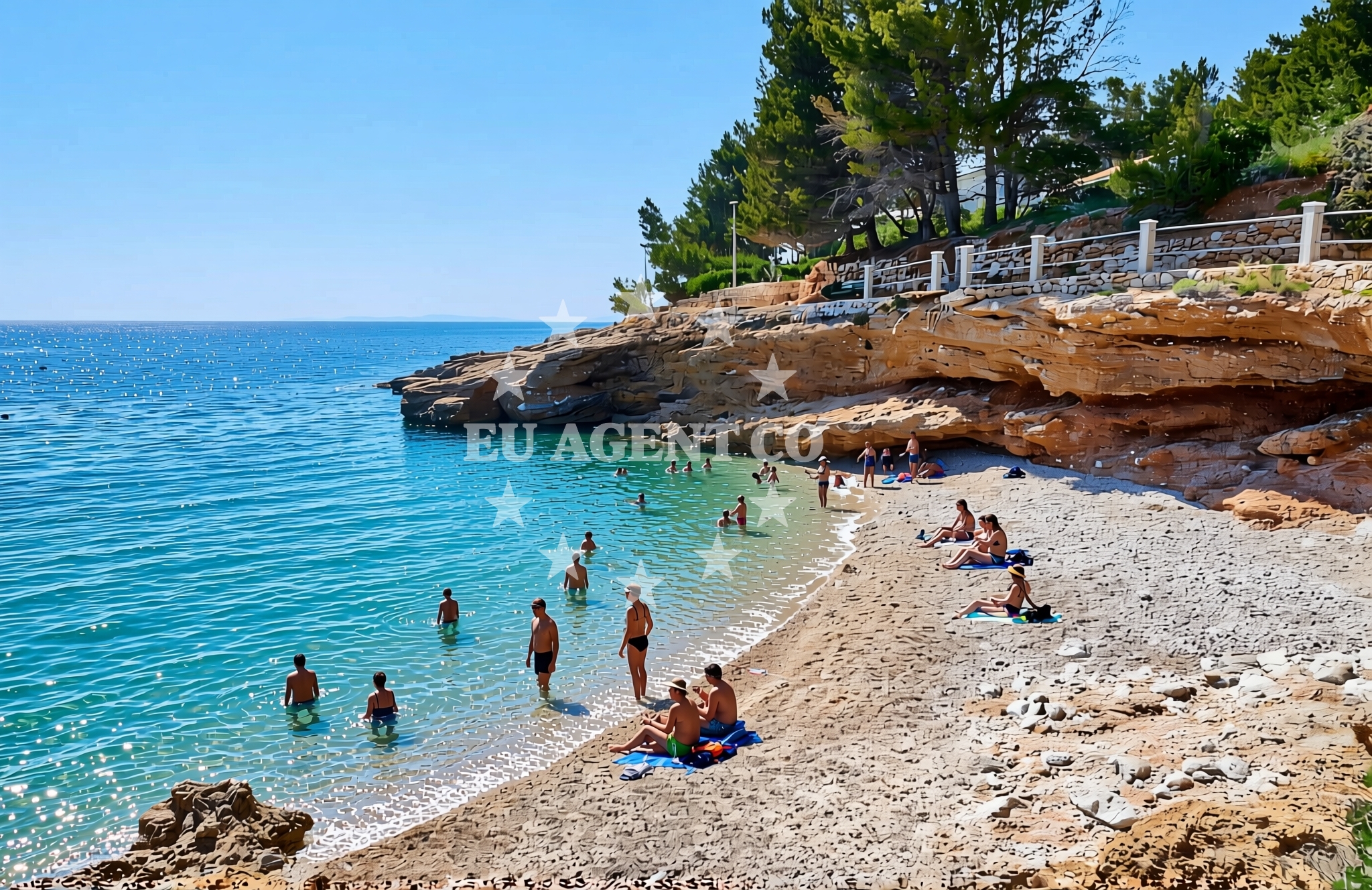Overview of Ivan Dolac zapad, Ivan Dolac (Hvar) Beach in Ivan Dolac zapad