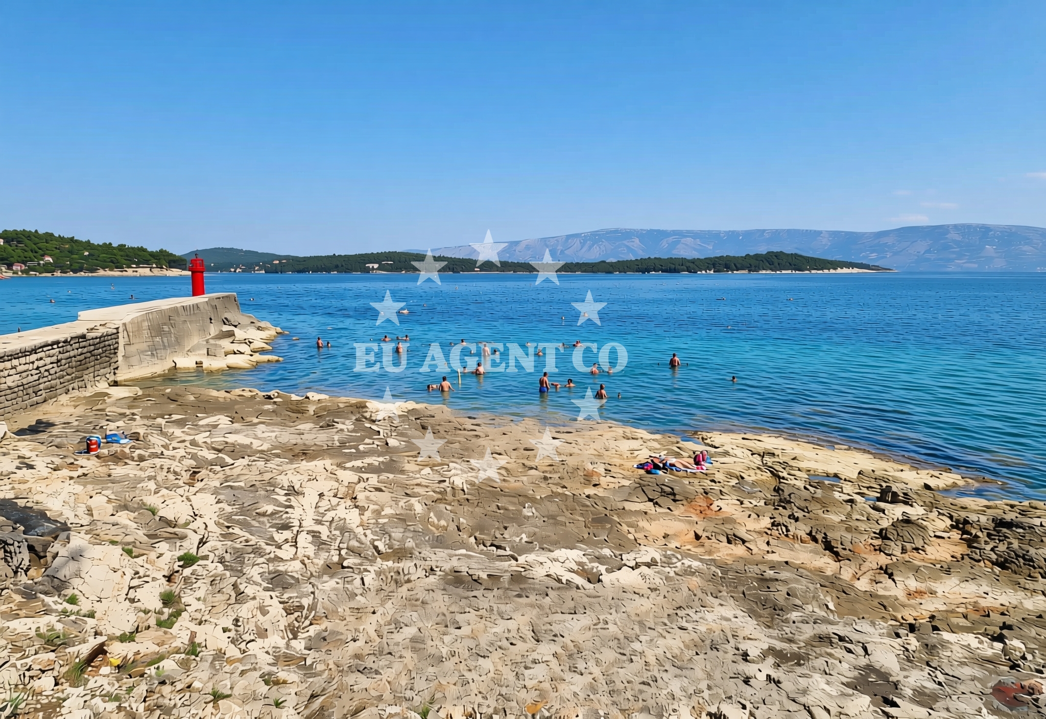 Additional view of Iza Ige FKK, Jelsa (Hvar) Beach in Iza Ige FKK