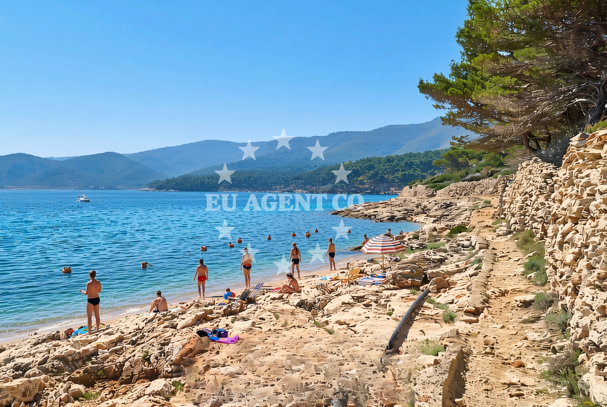 Additional view of Iza Ige FKK, Jelsa (Hvar) Beach in Iza Ige FKK