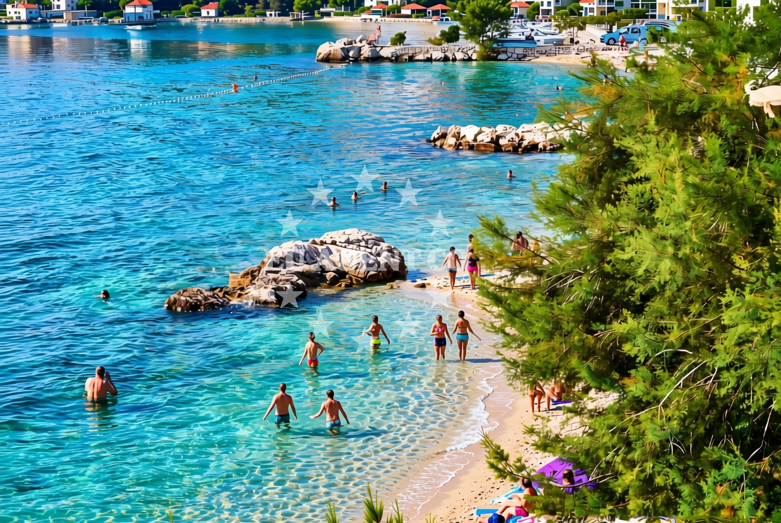 Additional view of Izbitac beach in Izbitac 190, Drasnice