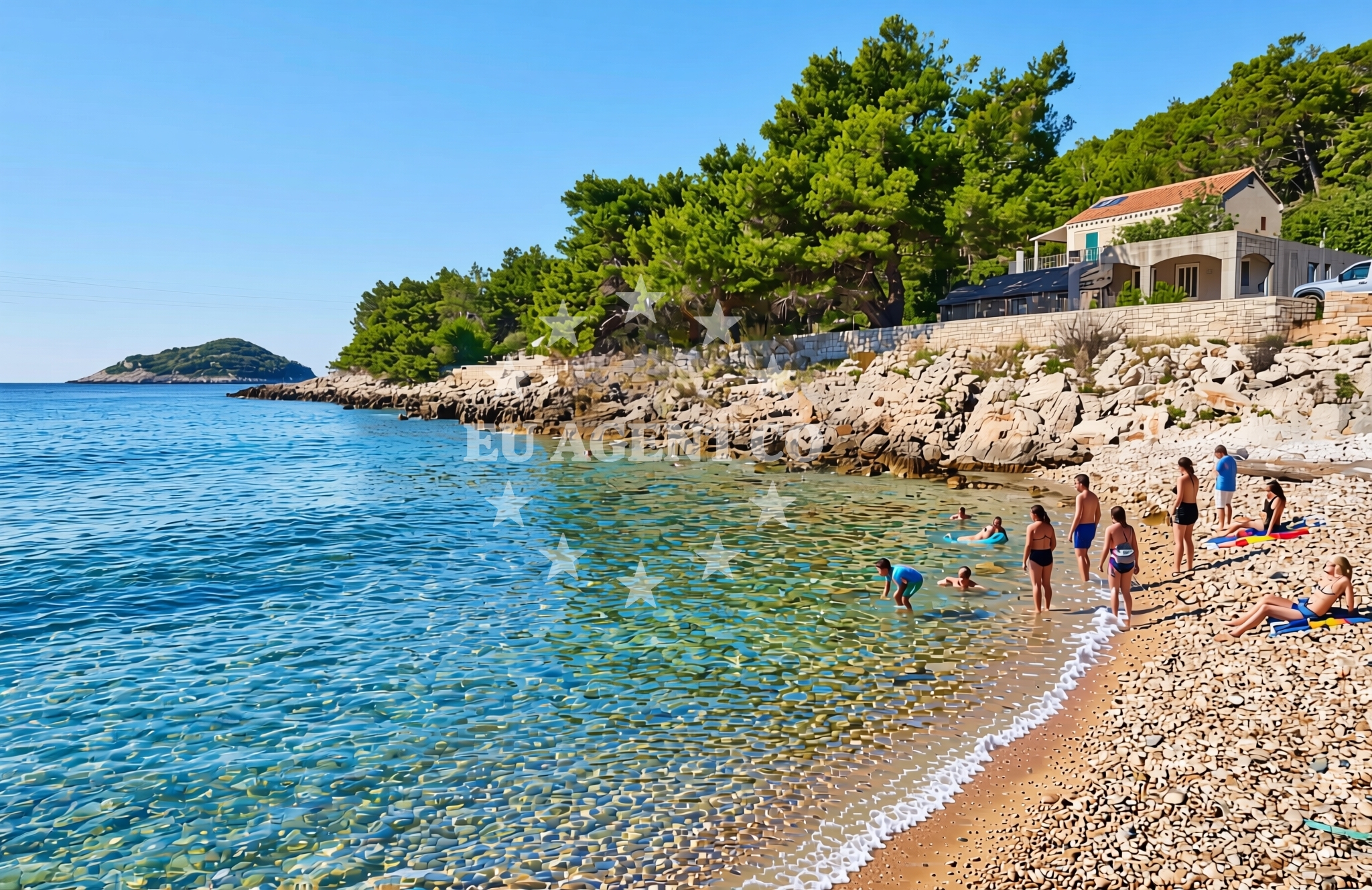 Additional view of Izmeta beach in Danca 5, Prizba