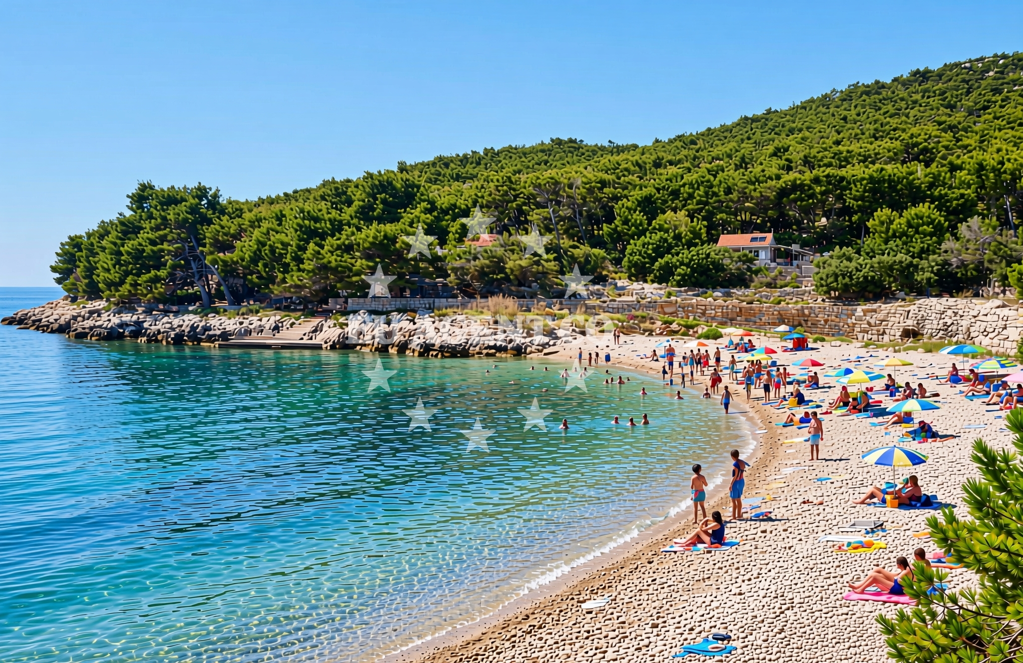 Additional view of Izmeta beach in Danca 5, Prizba