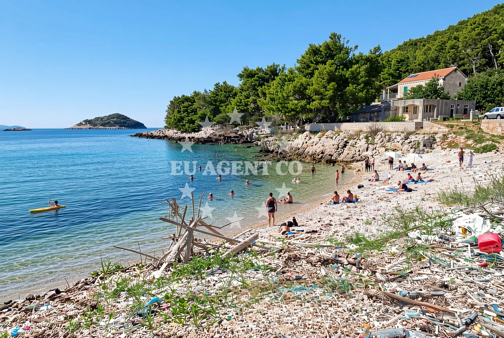 Additional view of Izmeta beach in Danca 5, Prizba