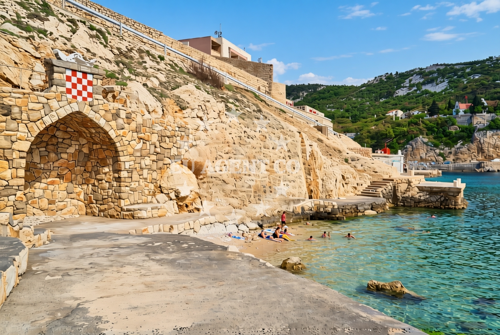 Overview of Jablanac: beaches and coves (3) in Jablanac