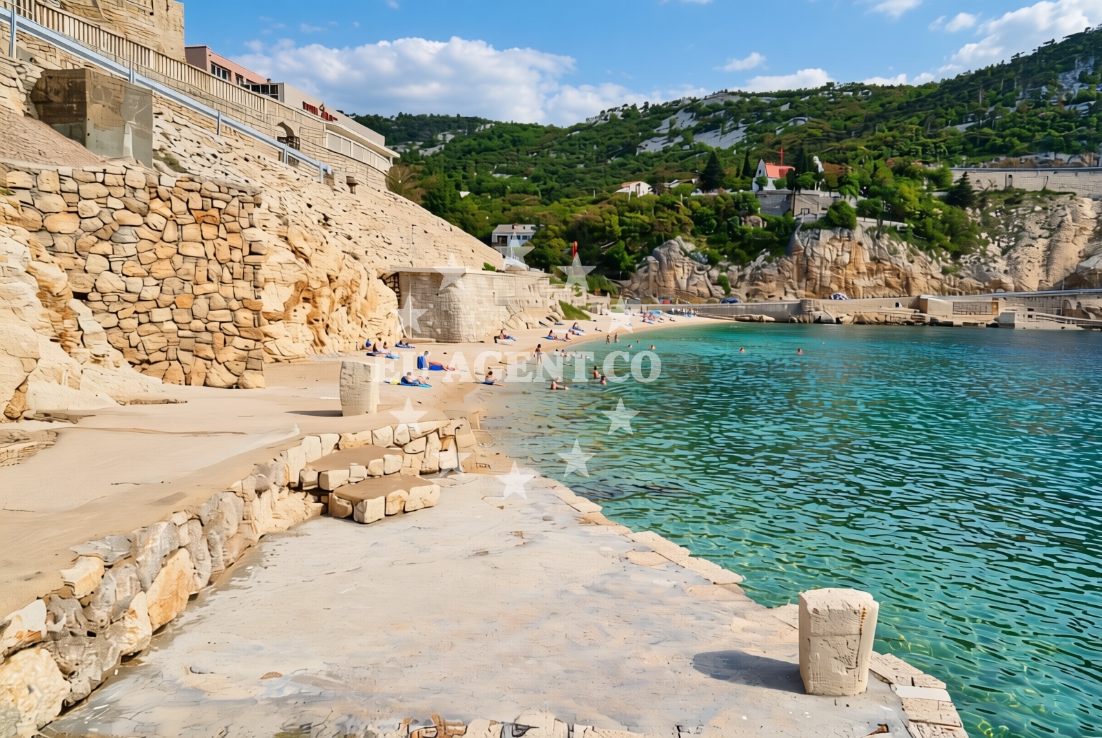 Beach facilities and surroundings at Jablanac: beaches and coves (3) in Jablanac