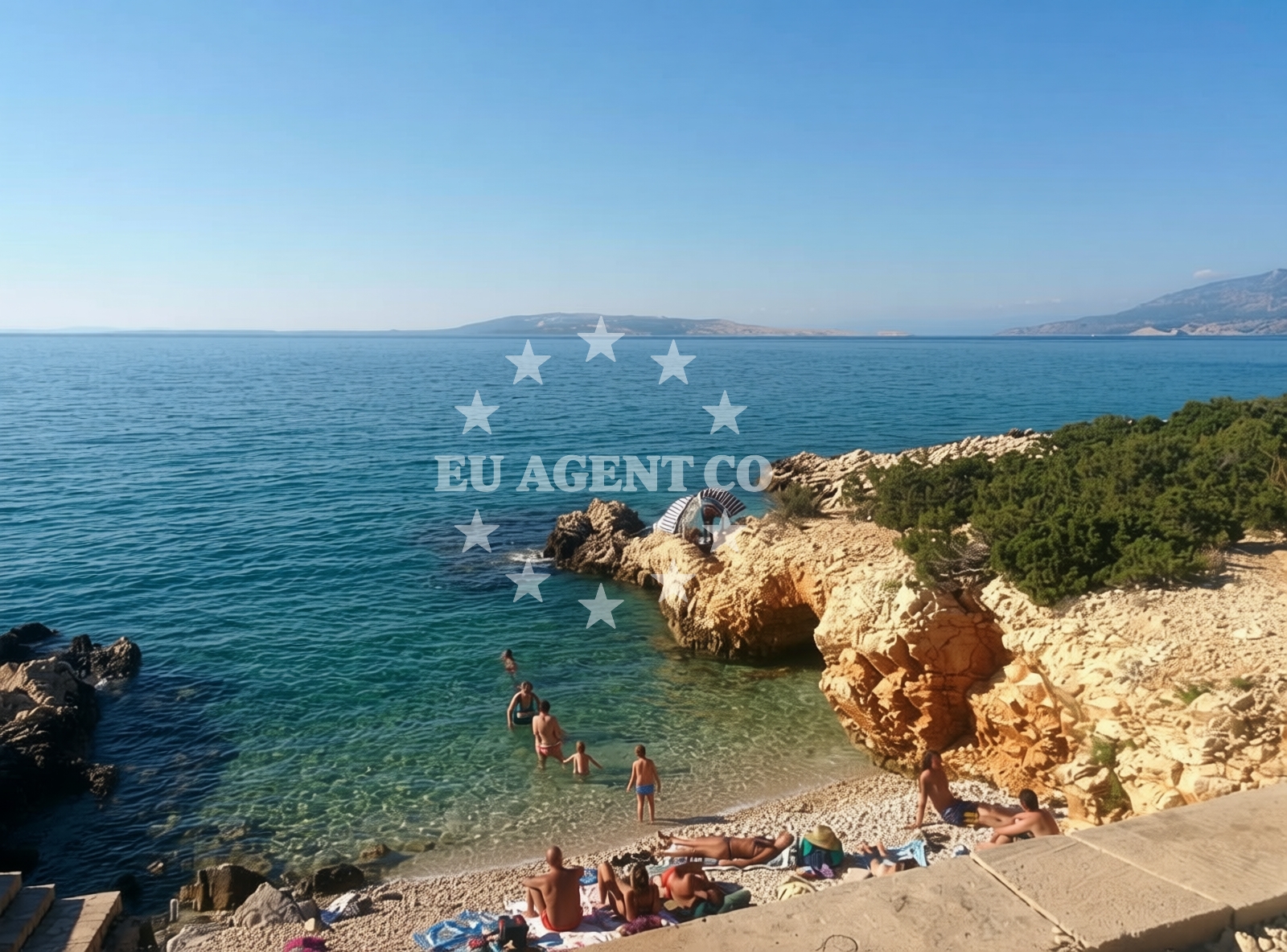 Additional view of Jadra beach in Uljak 16, Stara Novalja