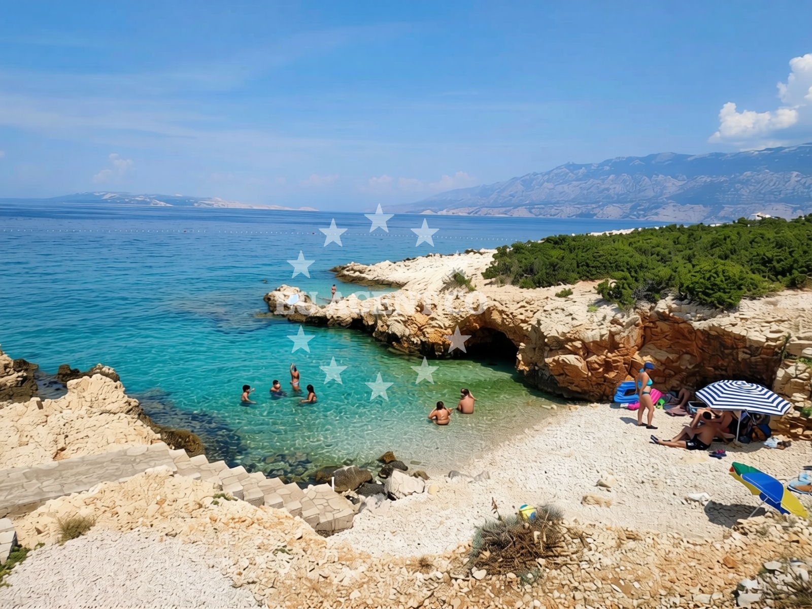 Additional view of Jadra beach in Uljak 16, Stara Novalja