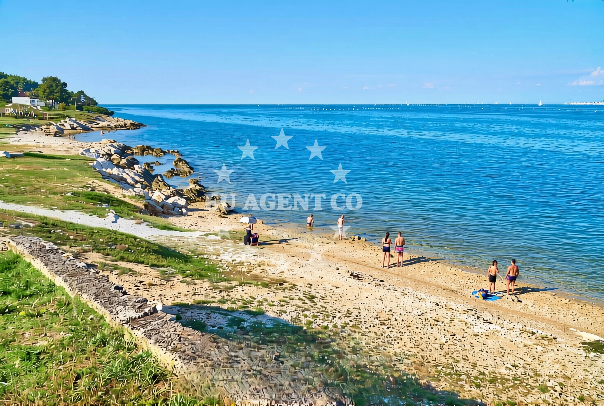 Overview of Jadran istok, Kanegra Beach in Jadran istok