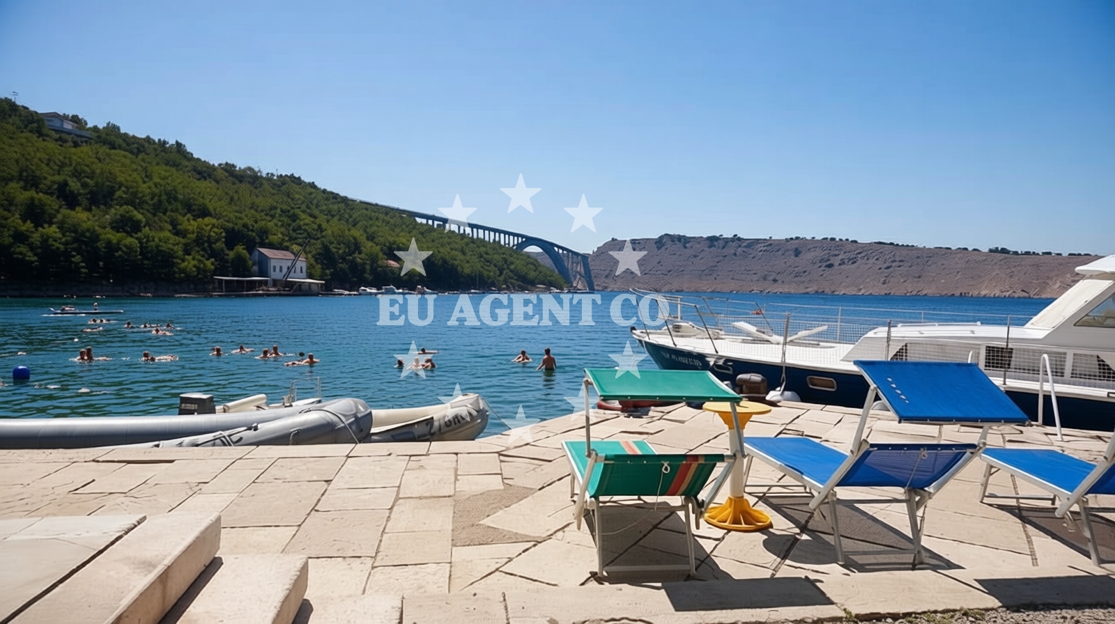 Additional view of Jadranovo beach in Šiljevica, Jadranovo