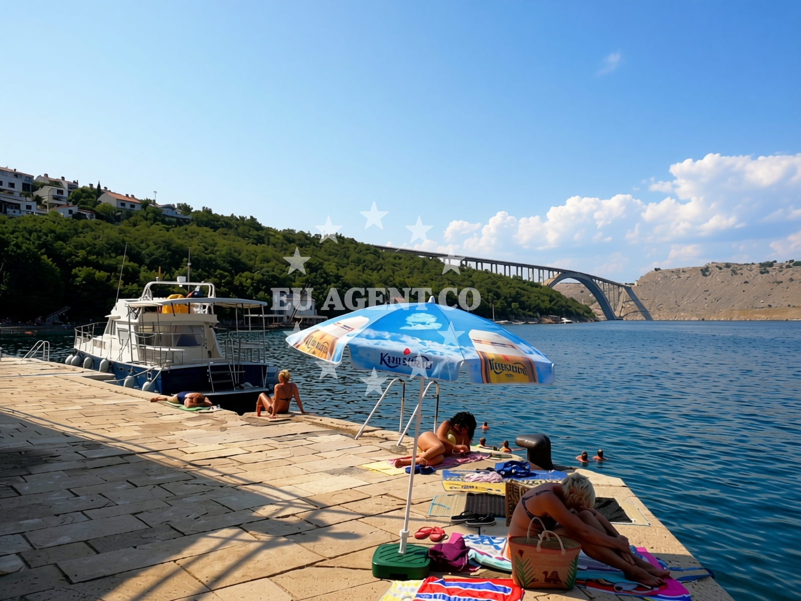 Additional view of Jadranovo beach in Šiljevica, Jadranovo
