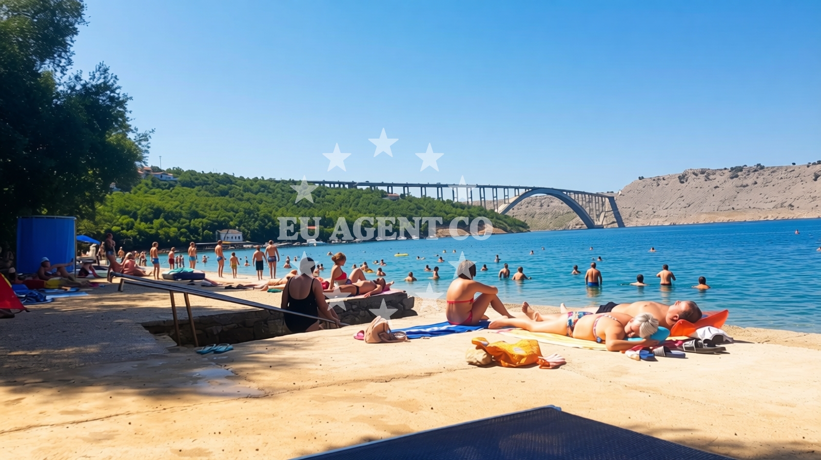 Additional view of Jadranovo beach in Šiljevica, Jadranovo