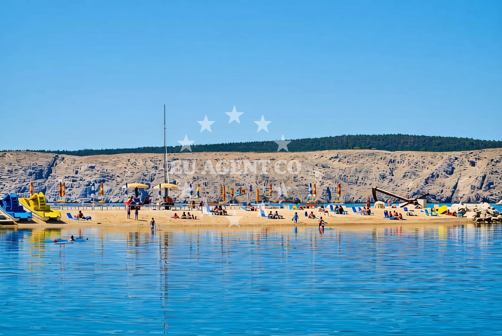 Additional view of Jadranovo beach in Šiljevica, Jadranovo