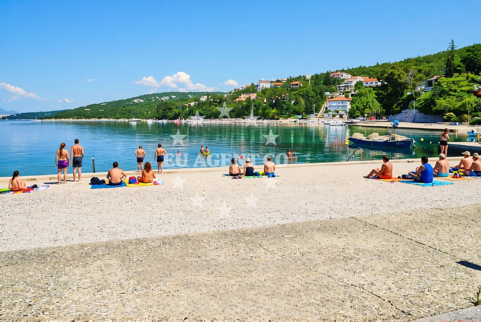 Additional view of Jadranovo beach in Šiljevica, Jadranovo