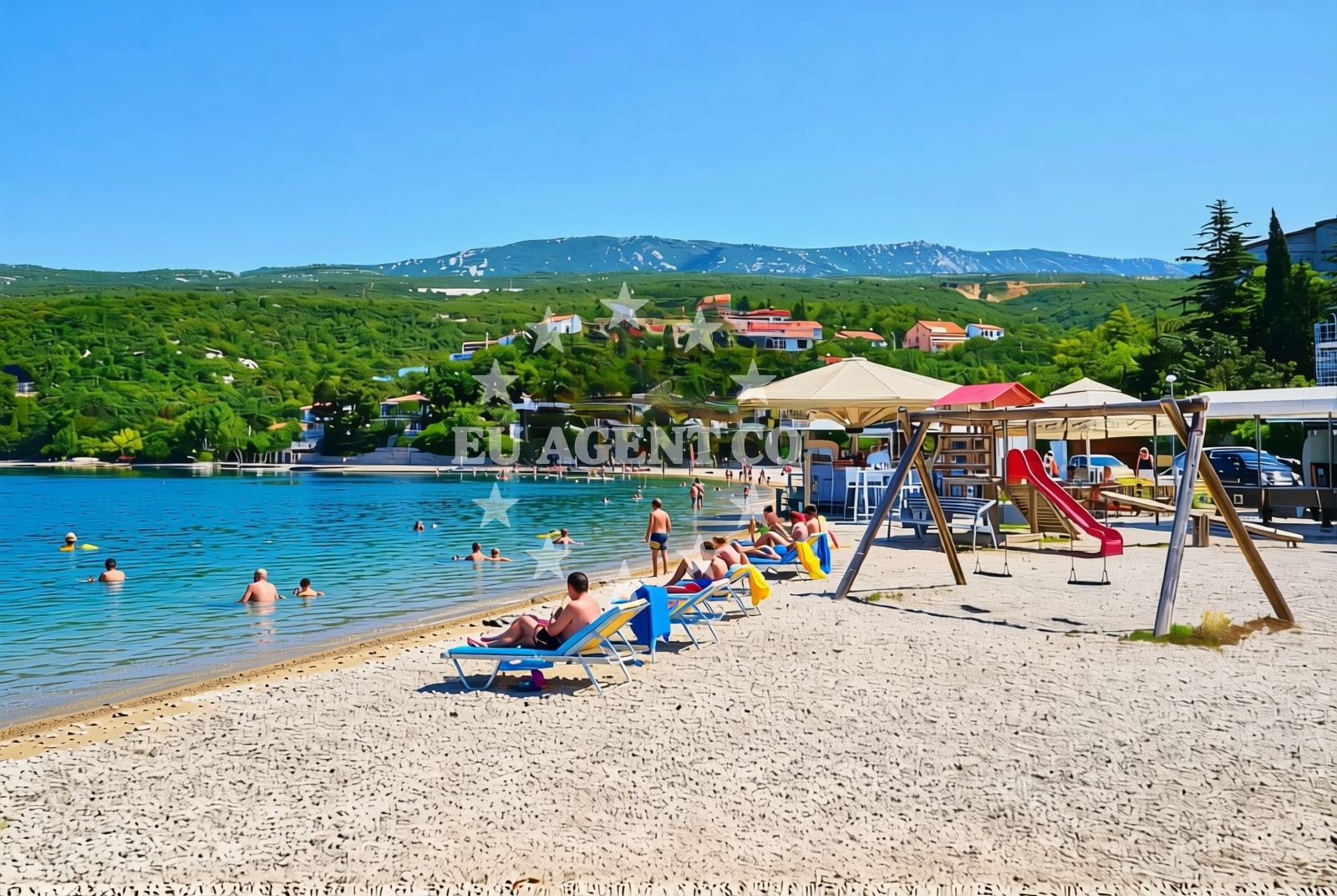 Additional view of Jadranovo beach in Šiljevica, Jadranovo