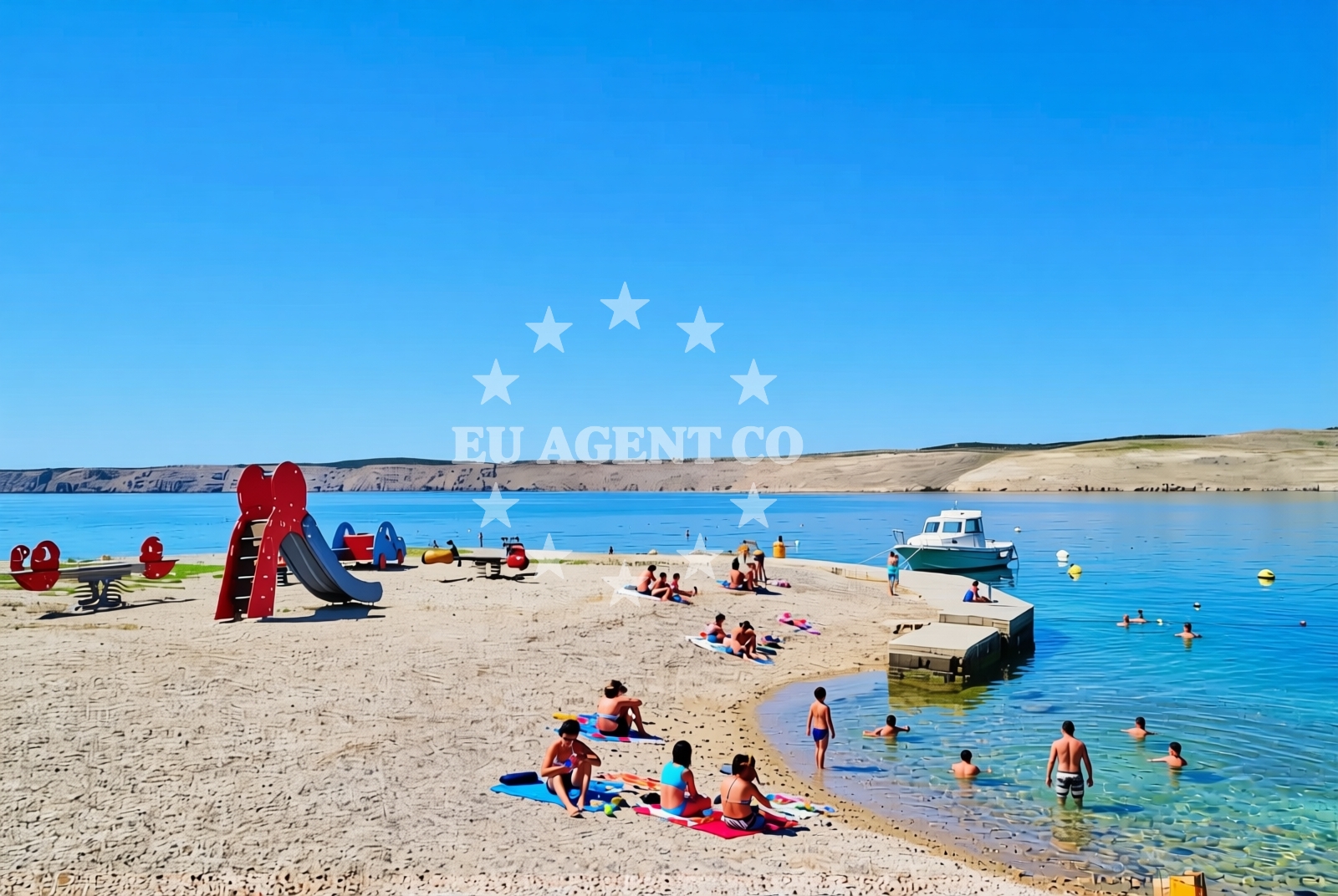 Additional view of Jadranovo beach in Šiljevica, Jadranovo