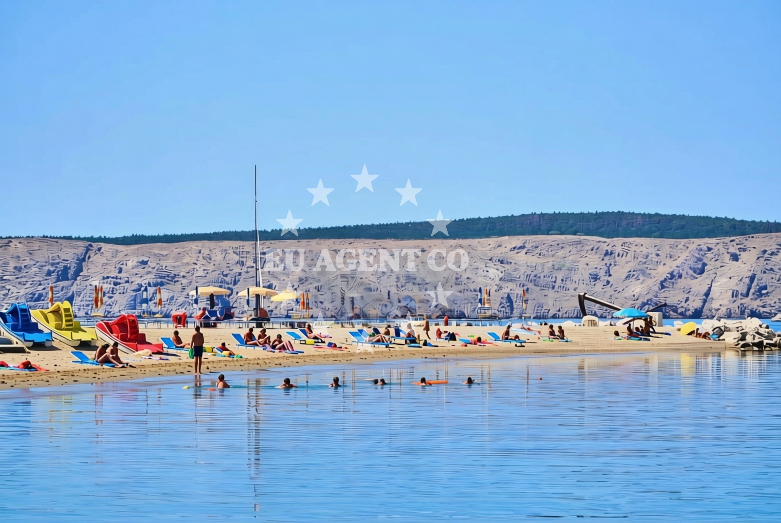 Overview of Jadranovo: beaches and coves (4) in Jadranovo