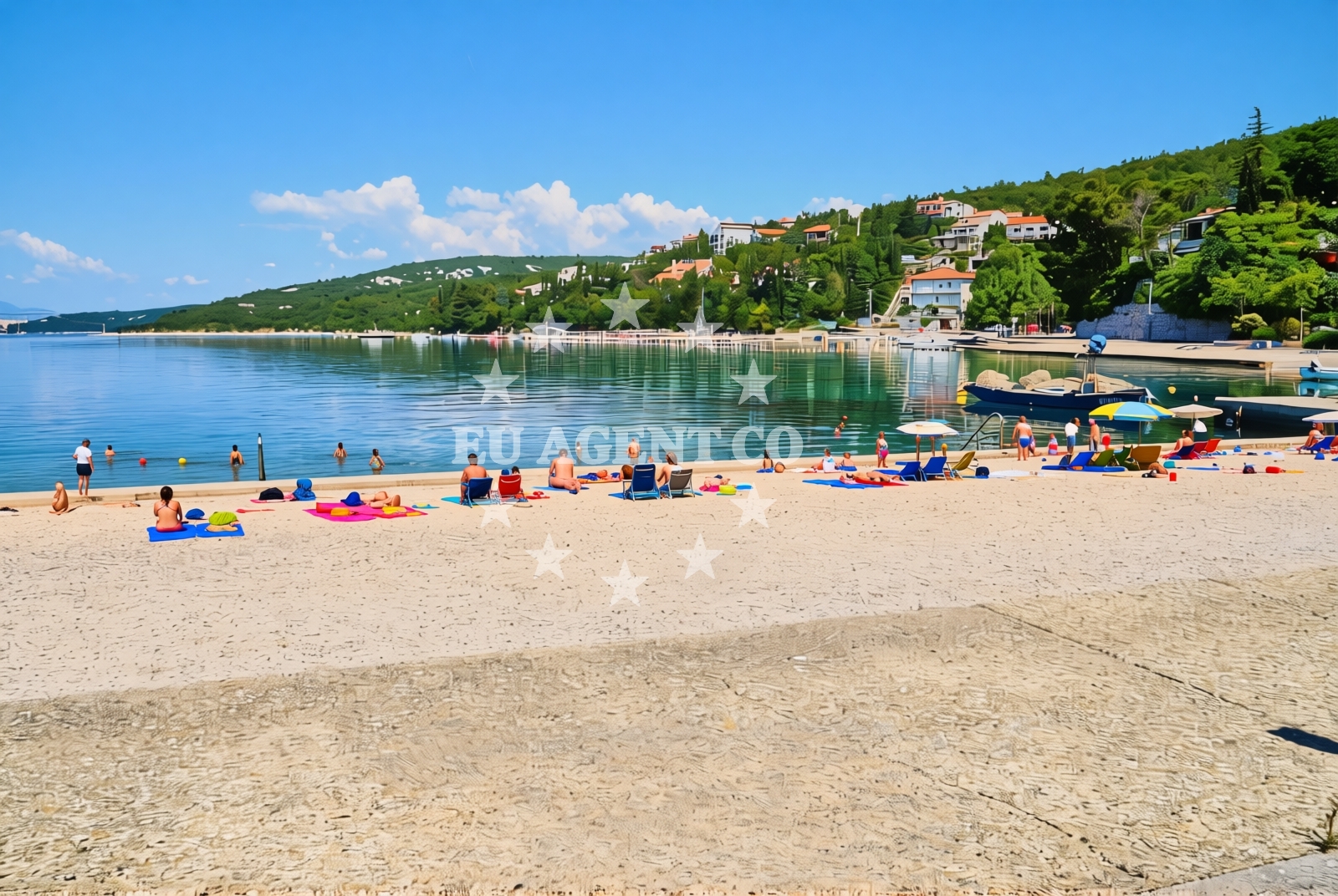 Sea and coastal view of Jadranovo: beaches and coves (4) in Jadranovo