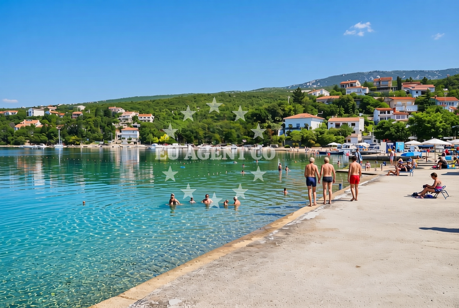 Beach facilities and surroundings at Jadranovo: beaches and coves (4) in Jadranovo