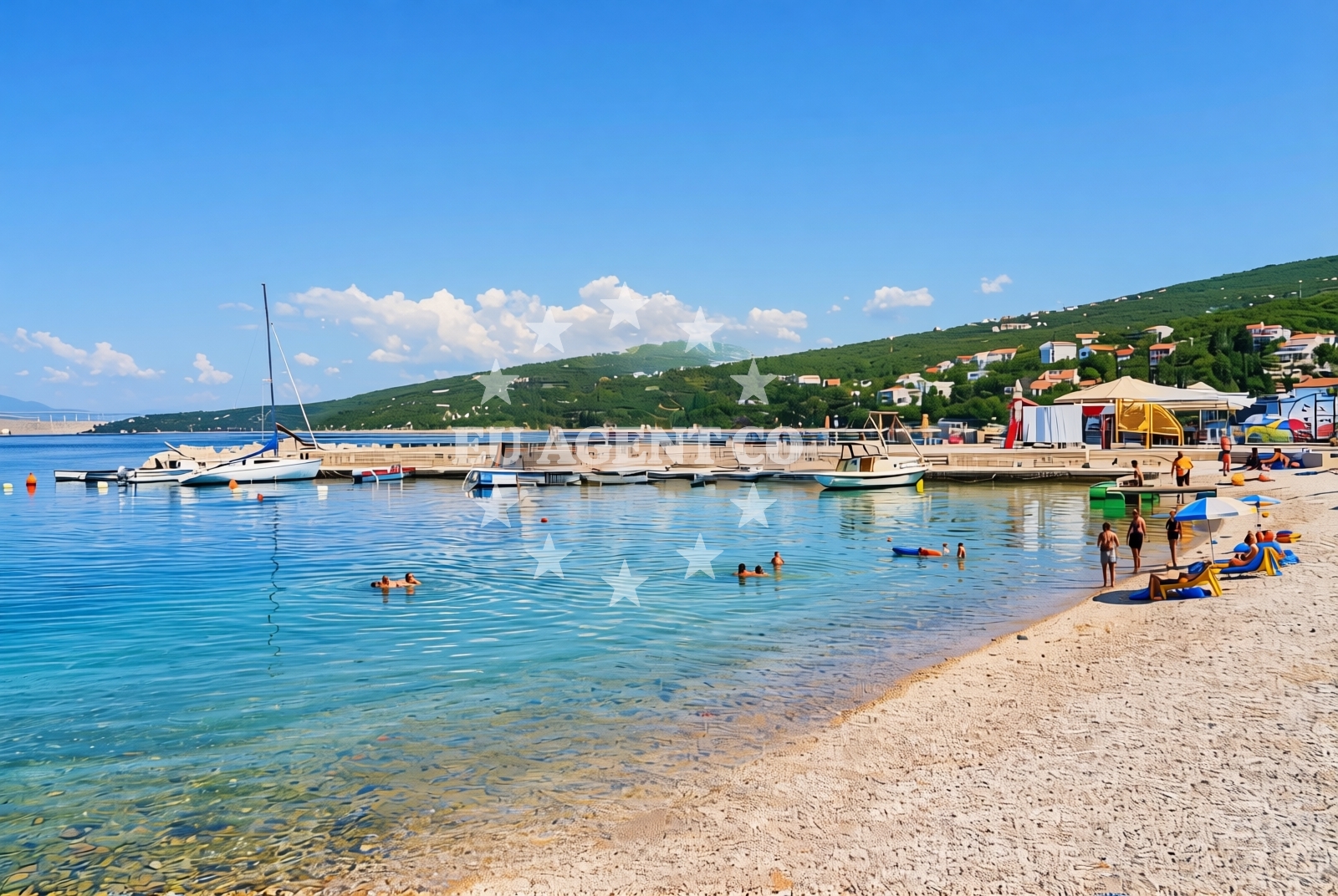 Additional view of Jadranovo: beaches and coves (4) in Jadranovo