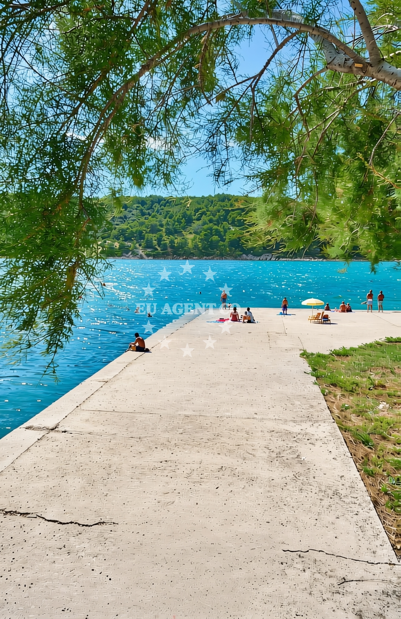 Additional view of Jadrtovac beach in Šupljac 4, Jadrtovac