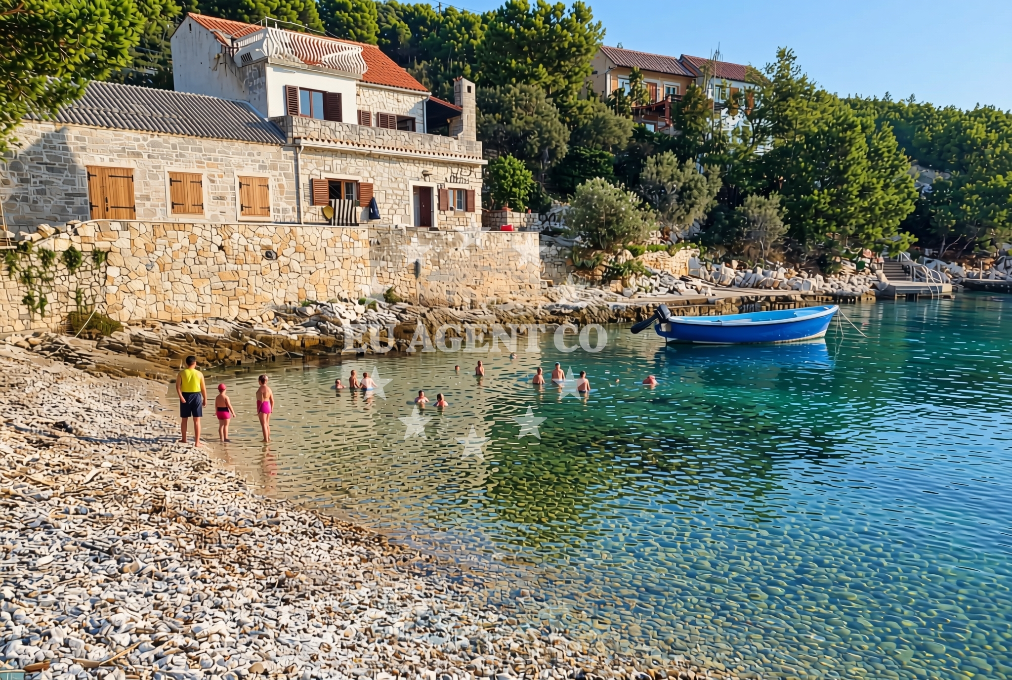Additional view of Jagoda beach in Uvala Kalober 3 (Pribinja), Hvar