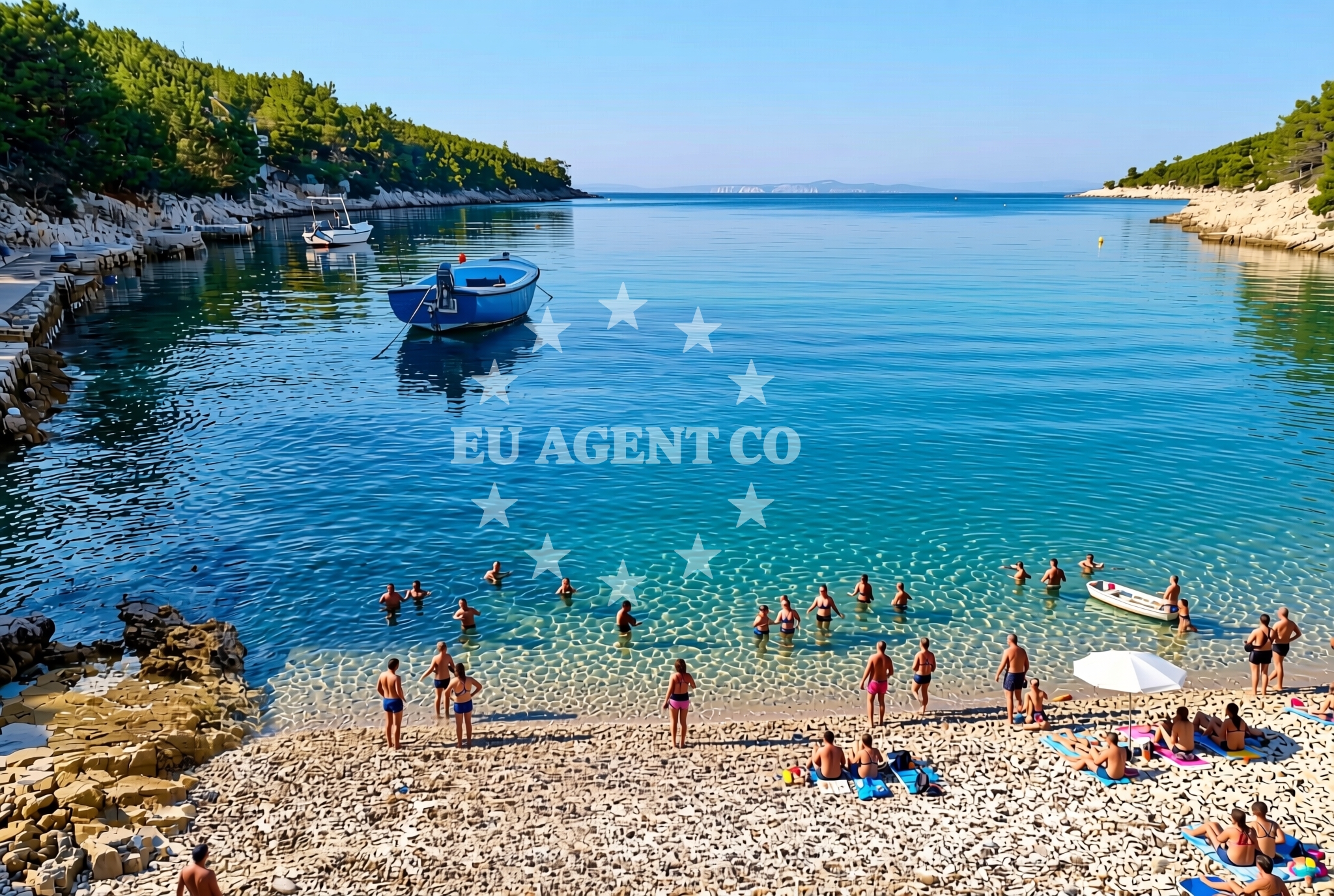 Additional view of Jagoda beach in Uvala Kalober 3 (Pribinja), Hvar