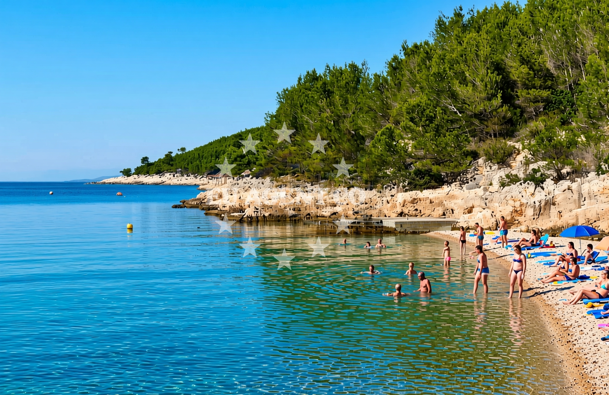 Additional view of Jagoda beach in Uvala Kalober 3 (Pribinja), Hvar