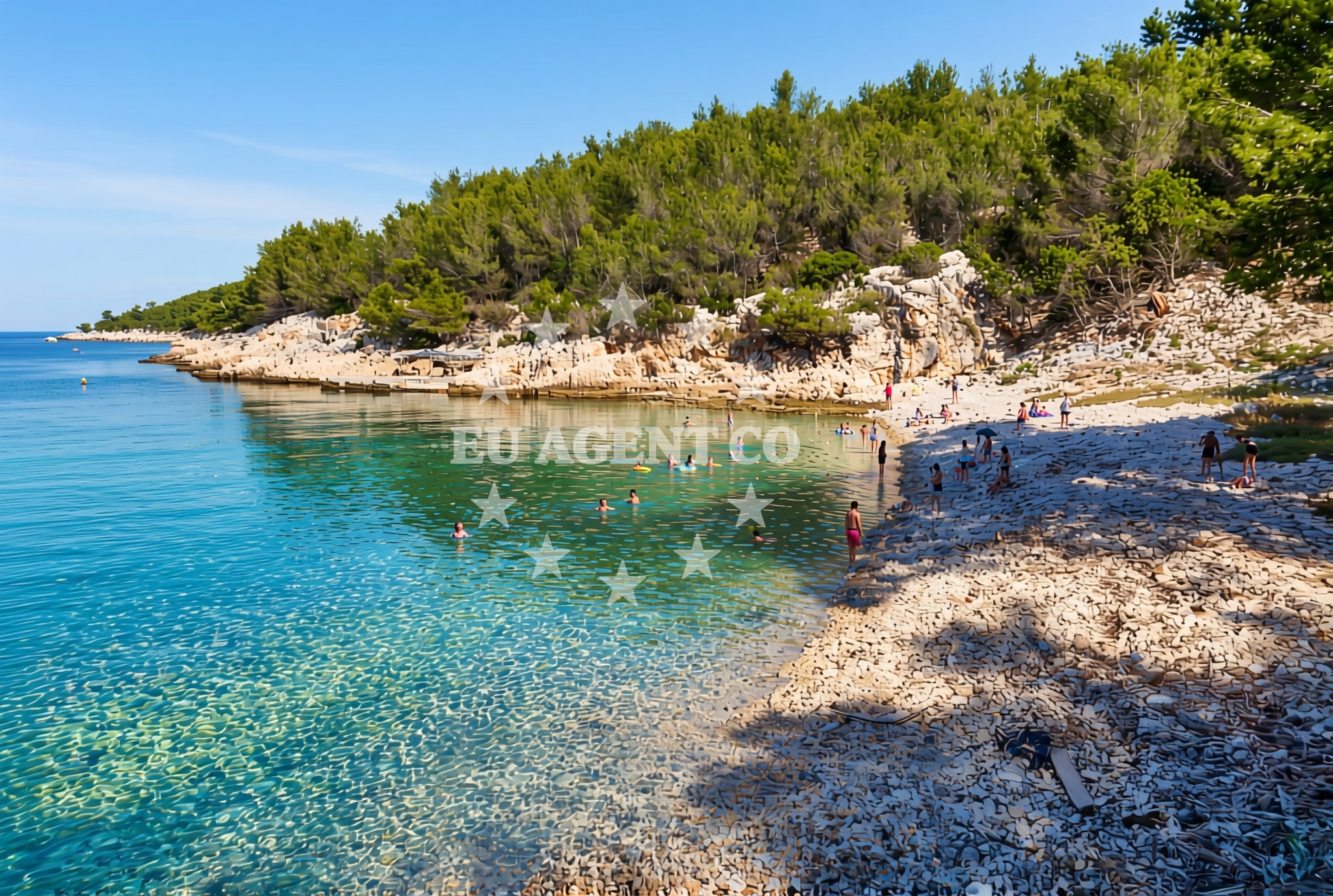 Additional view of Jagoda beach in Uvala Kalober 3 (Pribinja), Hvar