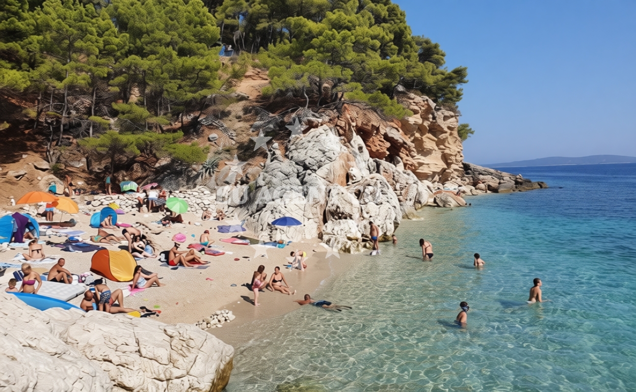 Additional view of Jagodna beach in Jagodna,Bojani? Bad 31, Ivan Dolac