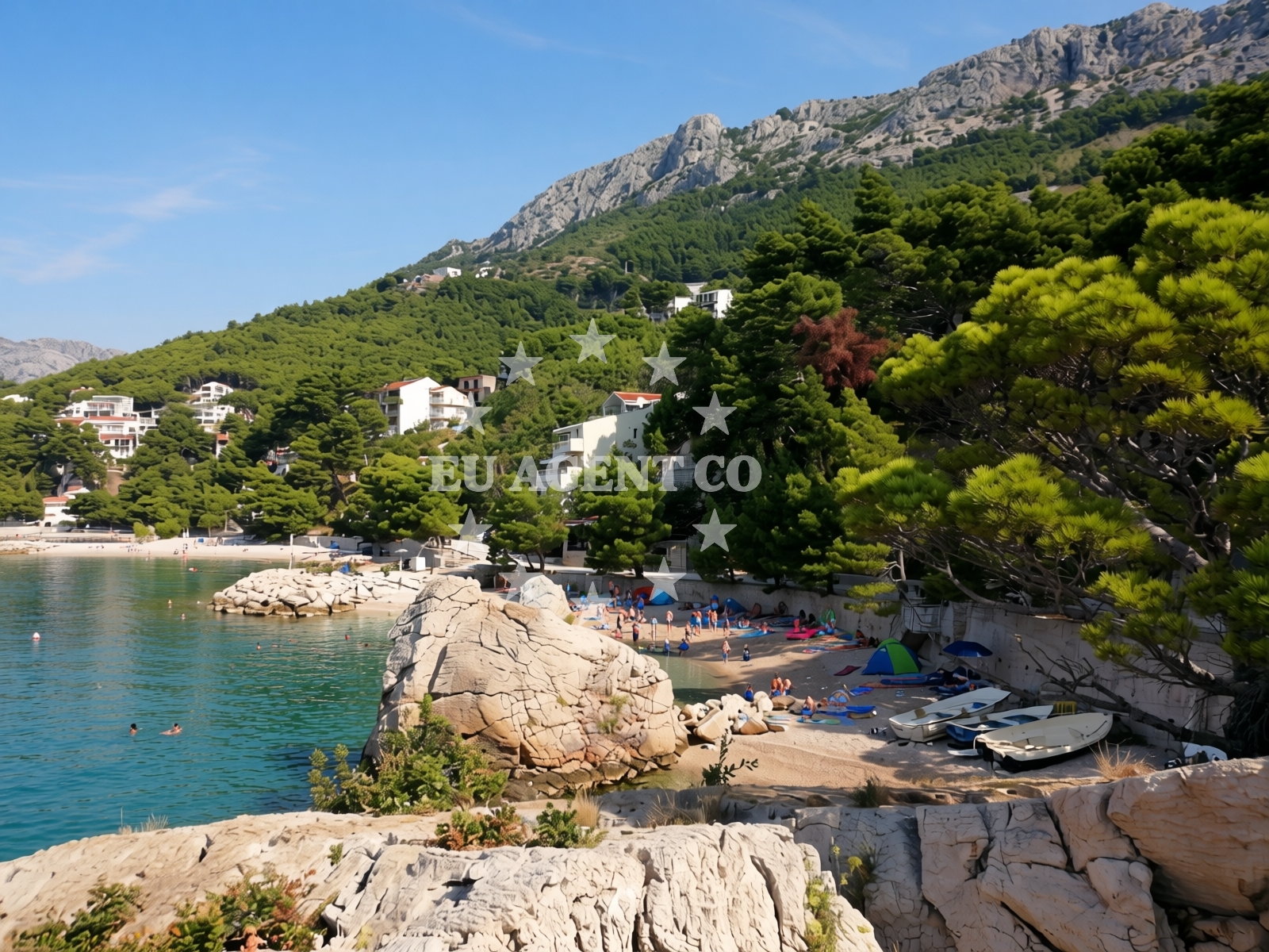 Additional view of Jakirusa beach in 12 Put Luke, Brela