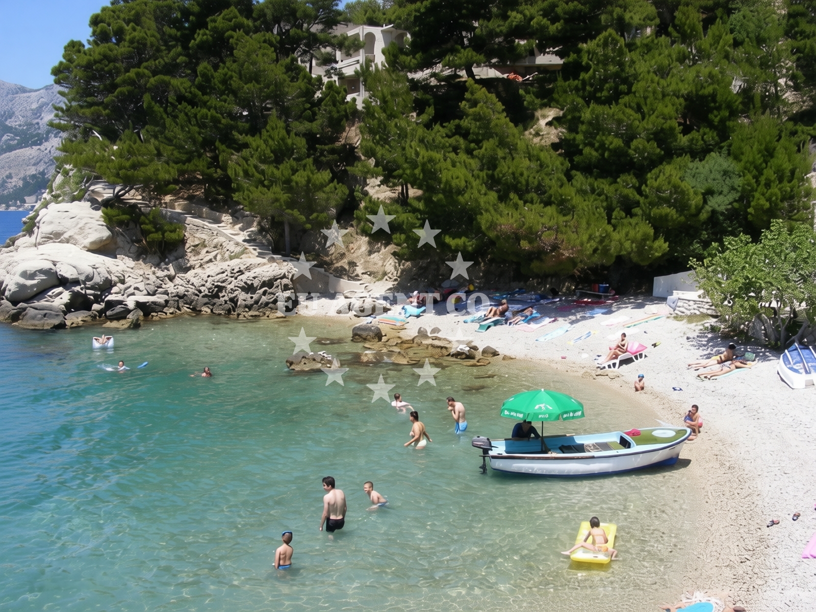 Additional view of Jakirusa beach in 12 Put Luke, Brela