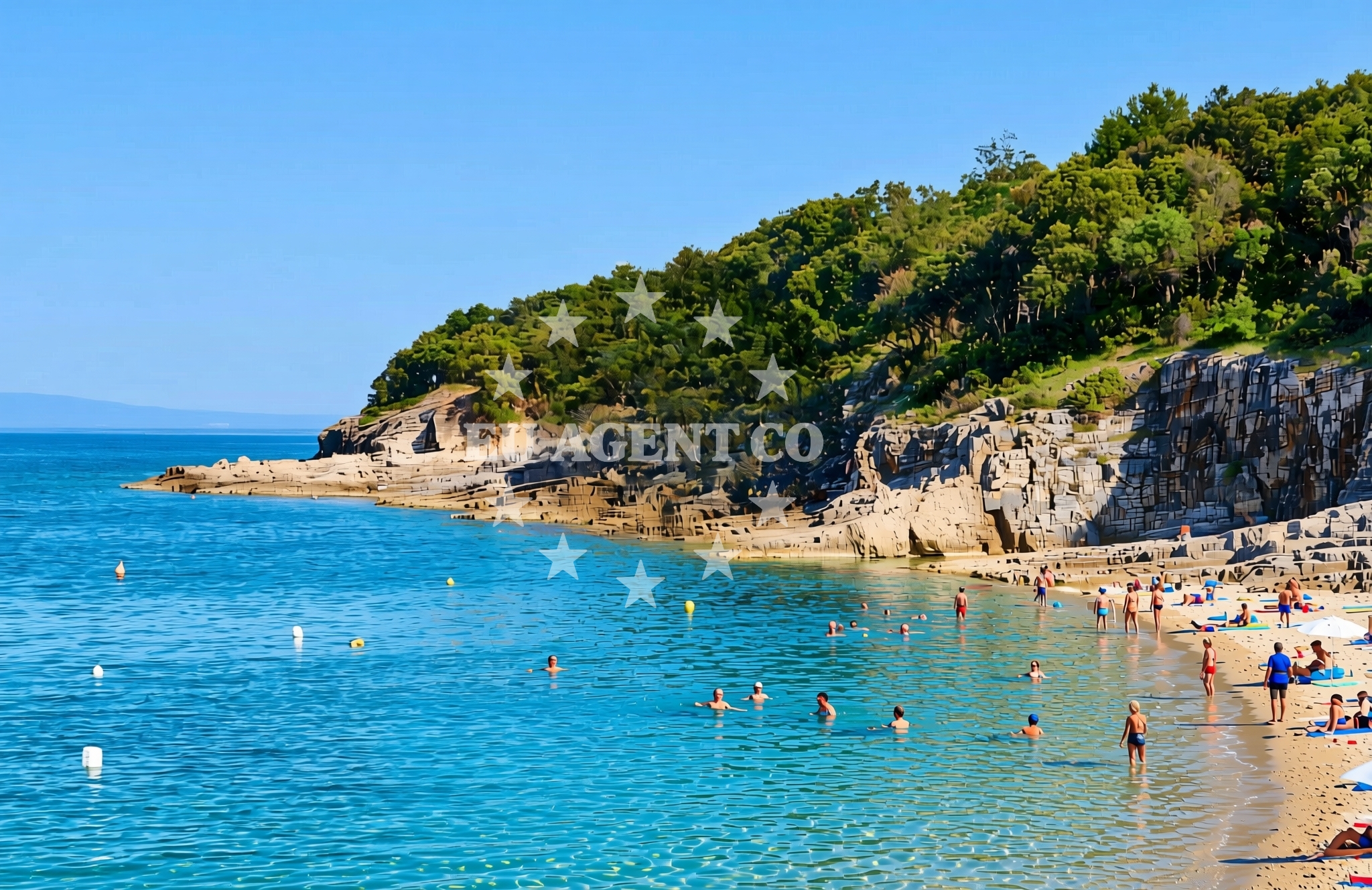 Additional view of Jalinica beach in Luka Krnica b.b., Krnica