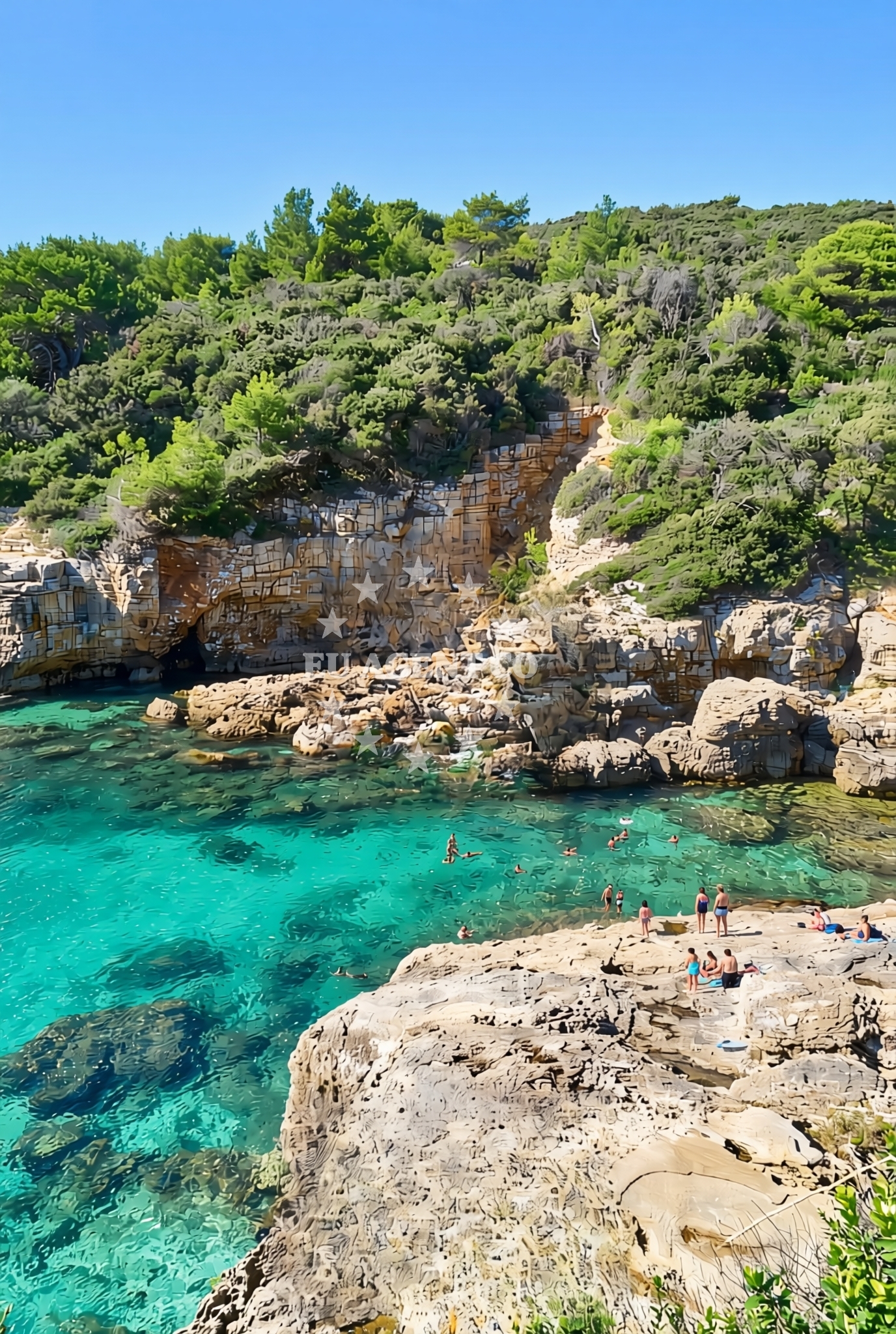 Additional view of Jamica beach in Musilska ulica 11, Pula