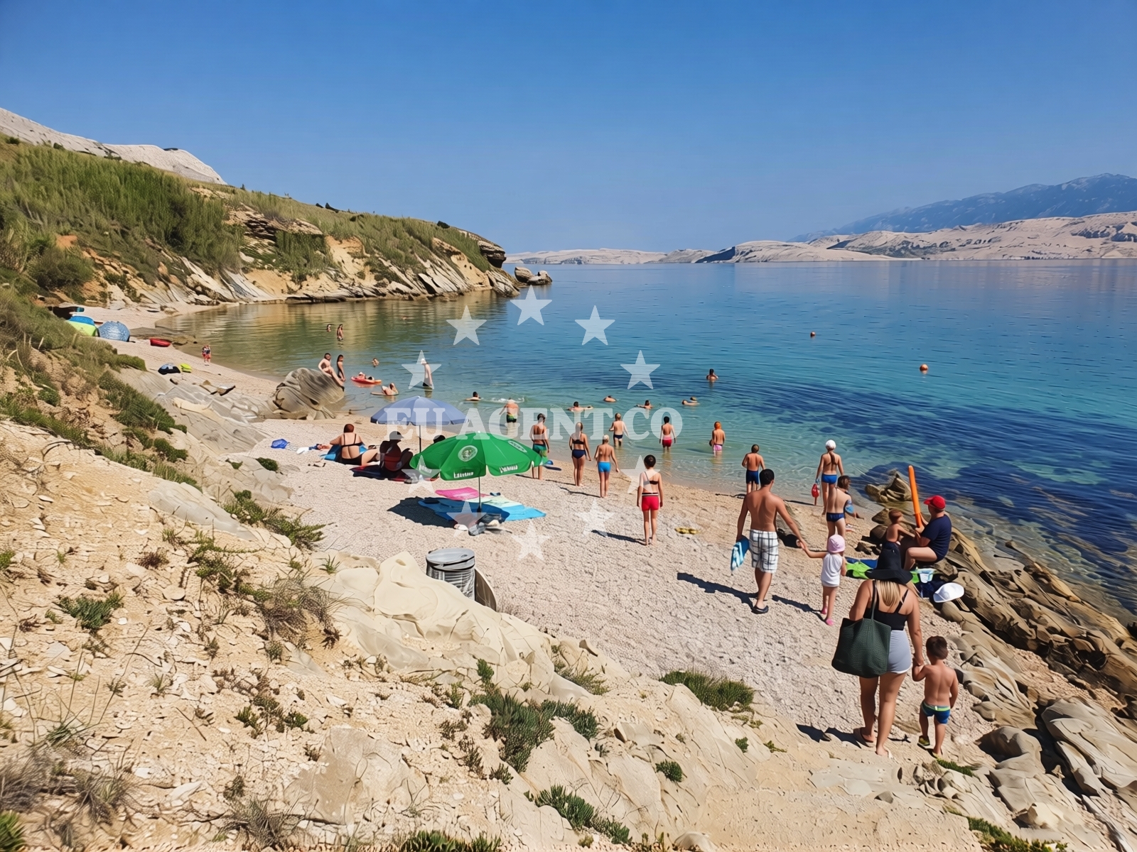 Additional view of Janjece Vode beach in S.S.Kranjčevića 14, Pag