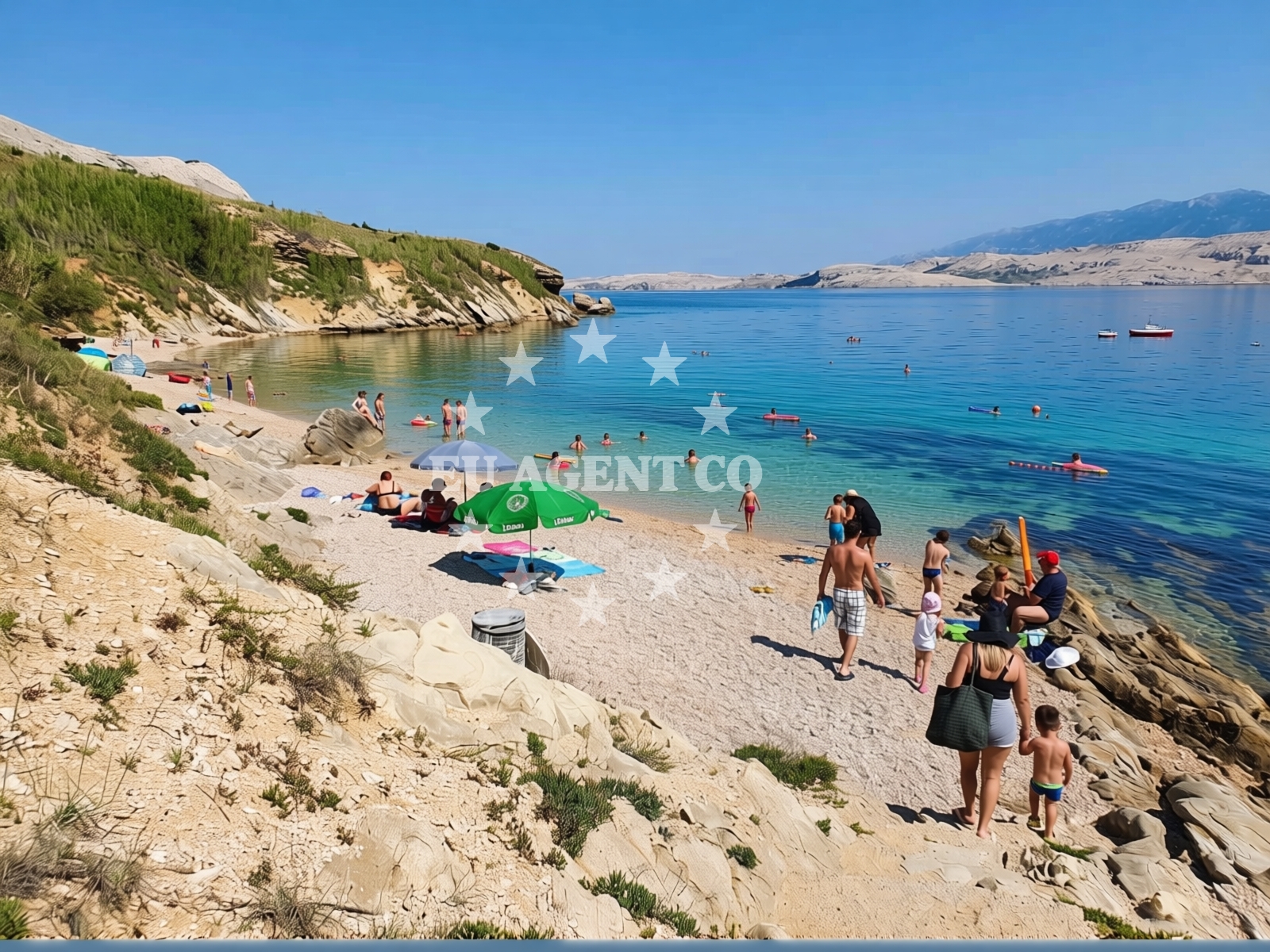 Additional view of Janjece Vode beach in S.S.Kranjčevića 14, Pag
