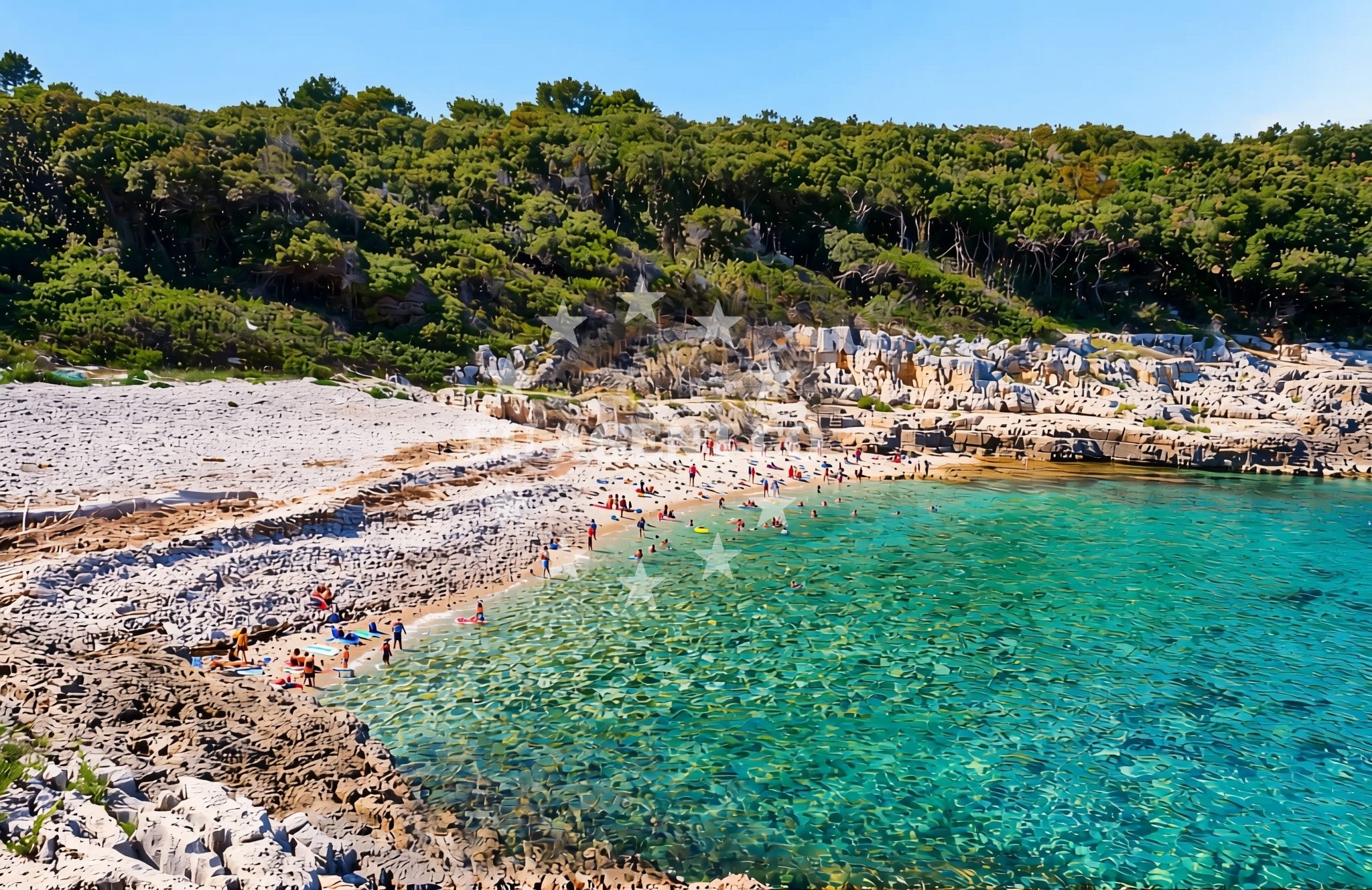 Additional view of Jarovica beach in Peruski 497, Peruški