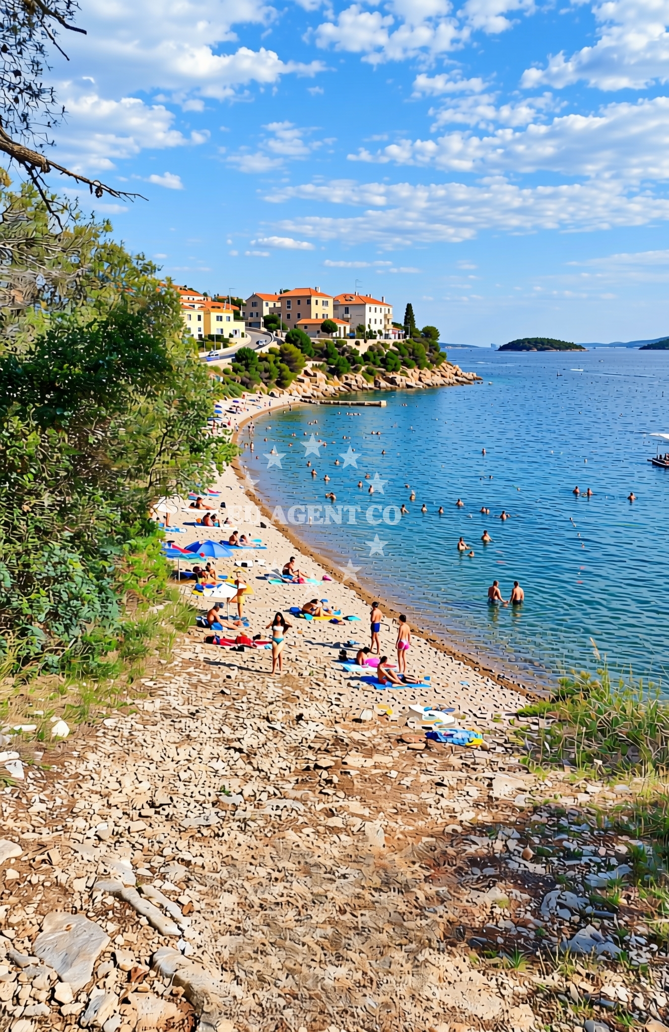 Additional view of Jarovica beach in Peruski 497, Peruški